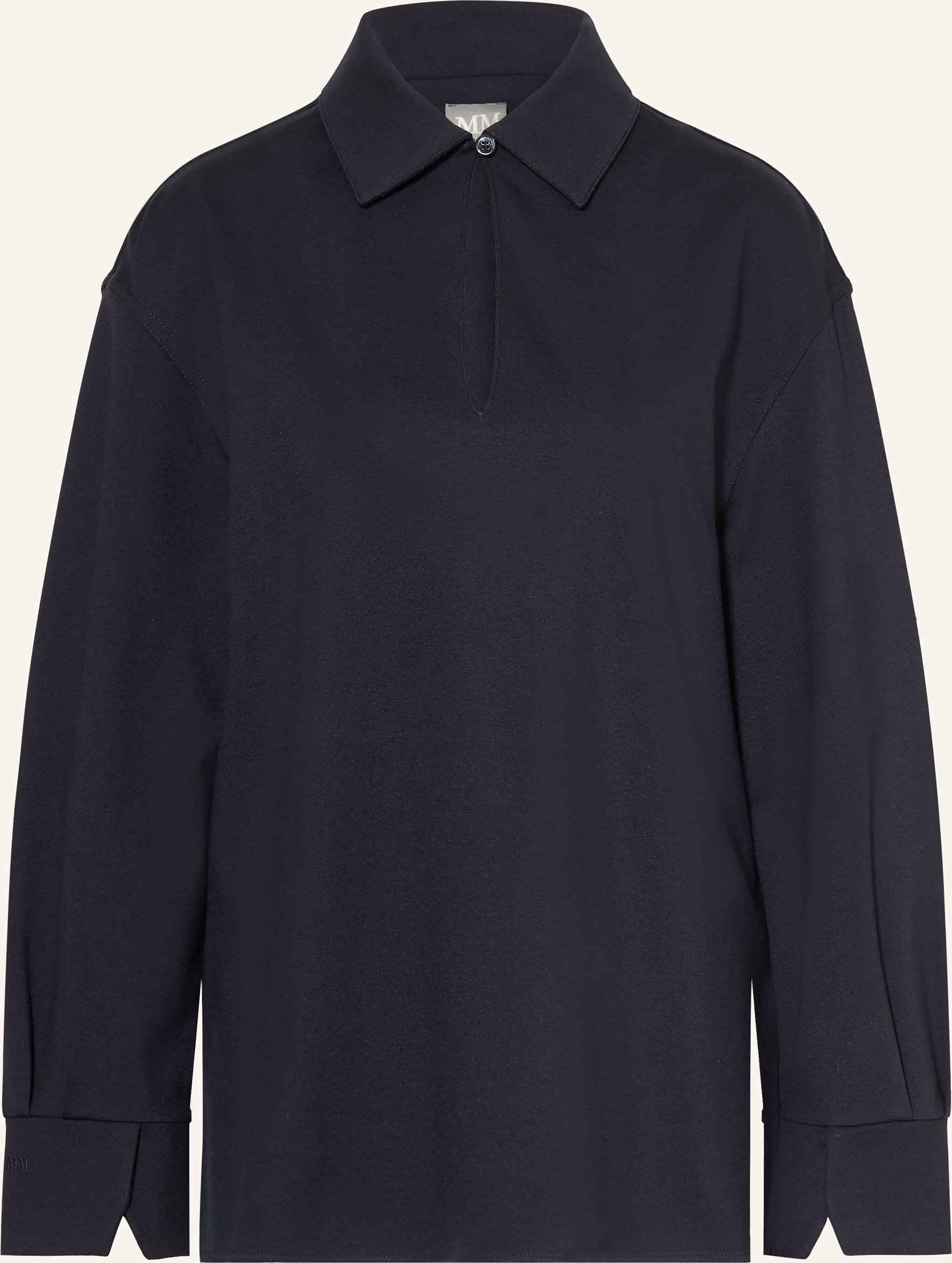Mm By Max Mara Jersey-Poloshirt Lgestro blau