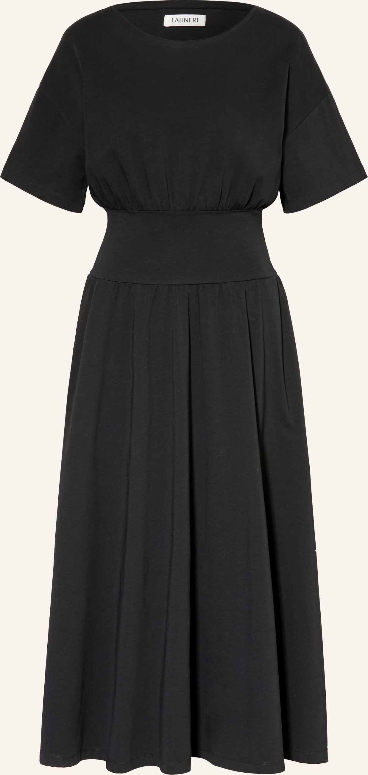 Ladneri Jerseykleid Sofi schwarz