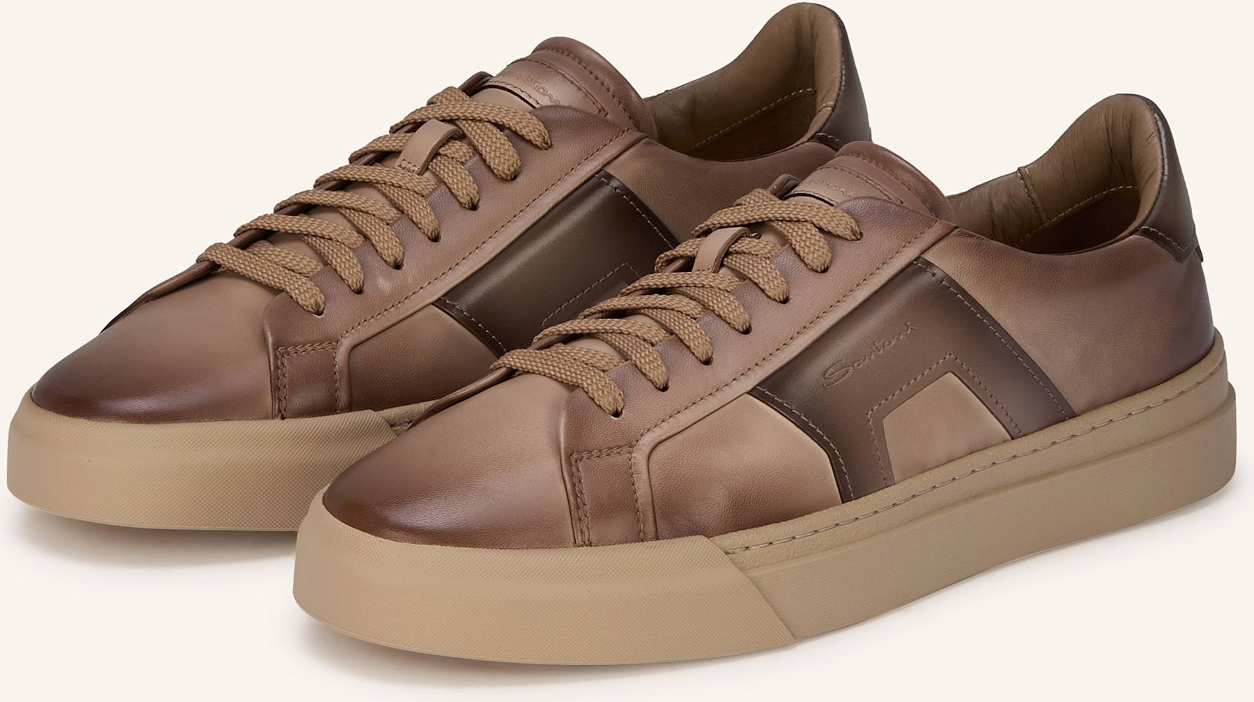 Thumbnail - Santoni Sneaker dbs39-gonm24 beige