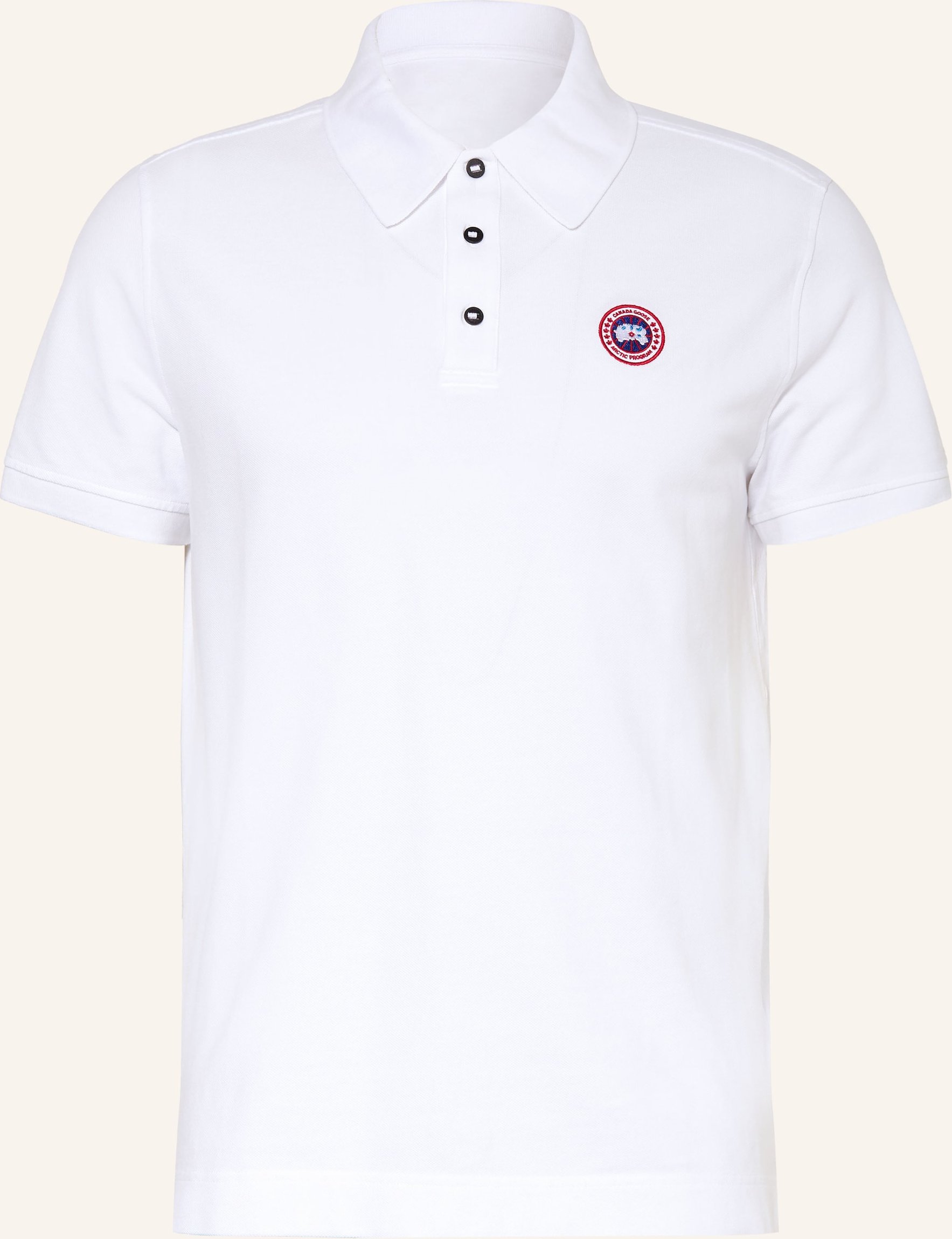 Canada Goose Piqué-Poloshirt Beckley weiss