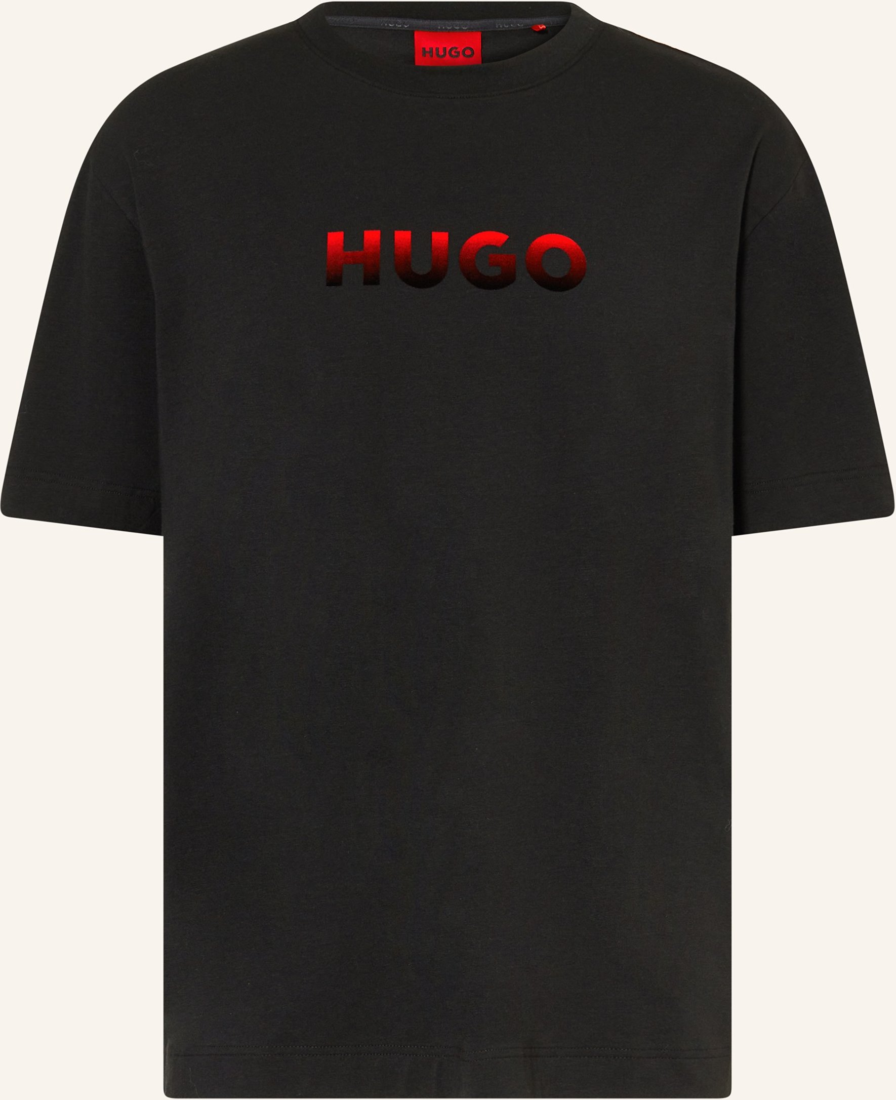 Hugo Schlafshirt Ray schwarz