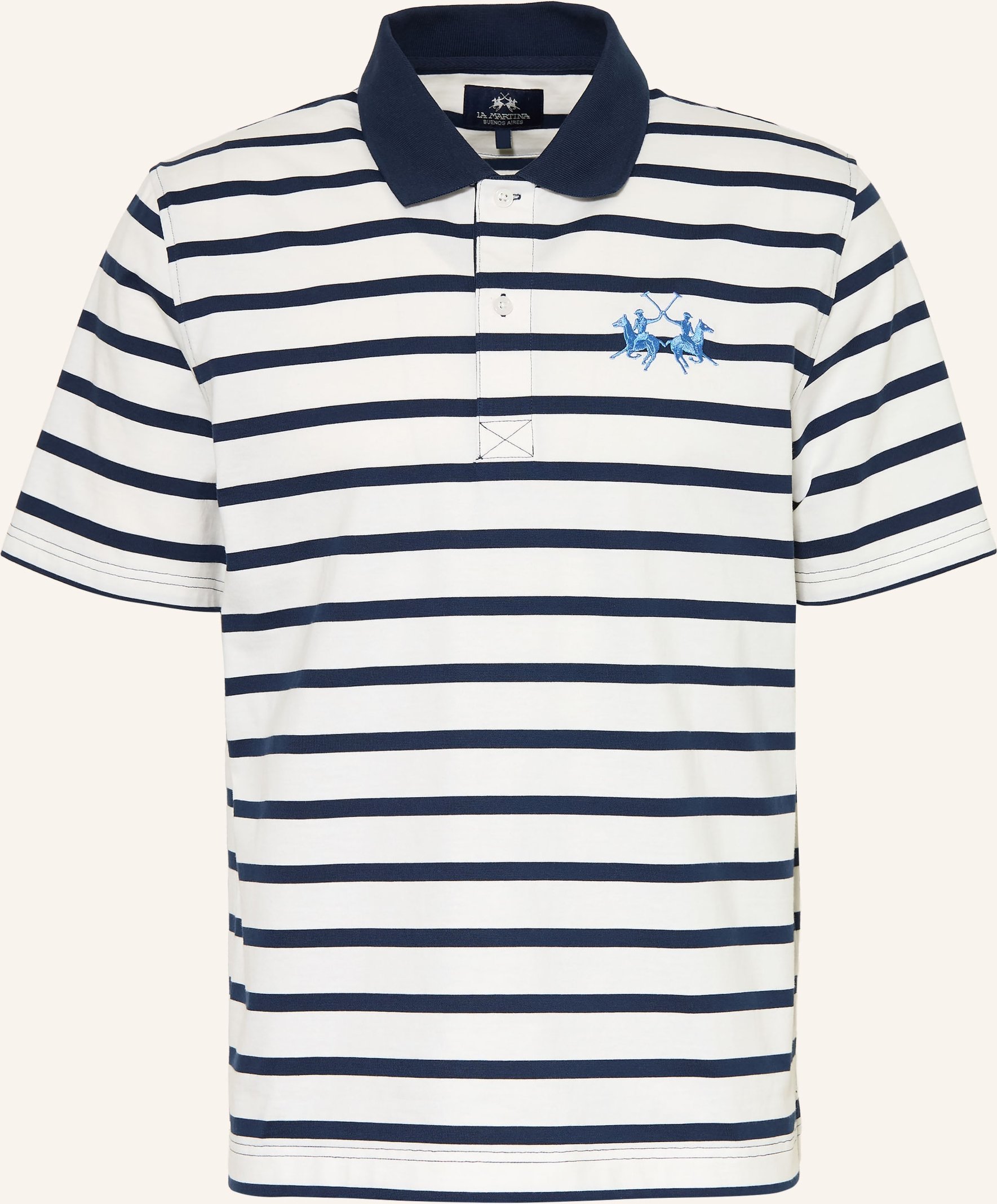 La Martina Jersey-Poloshirt blau