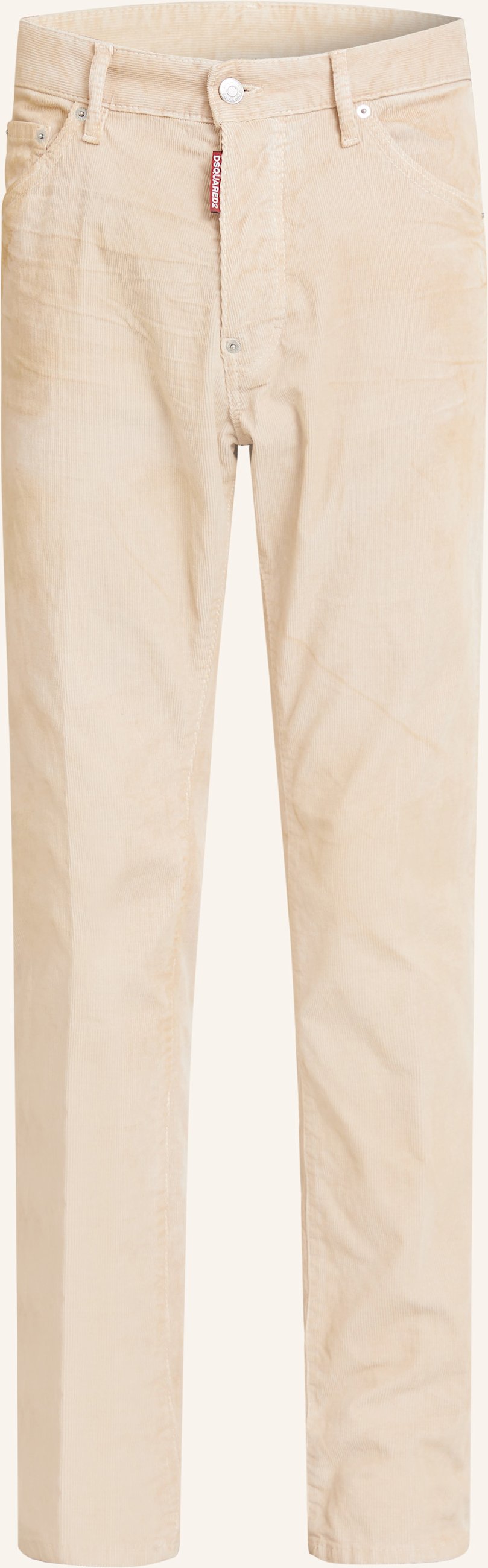 Thumbnail - dsquared2 Cordhose Straight Fit beige