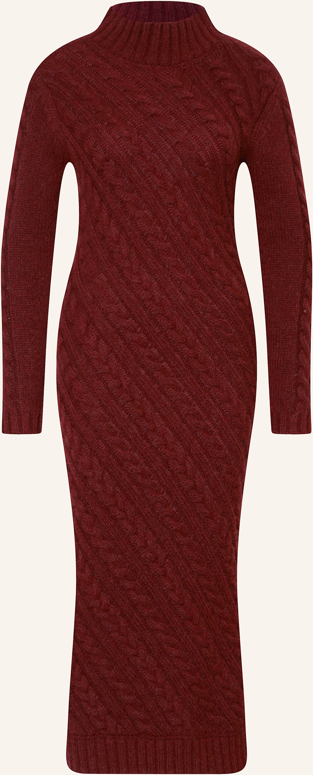 Thumbnail - Luisa Cerano Strickkleid Mit Alpaka rot