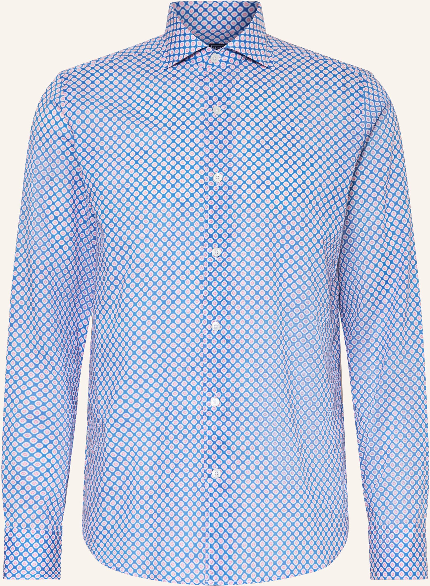 Fedeli Hemd Sean Regular Fit blau