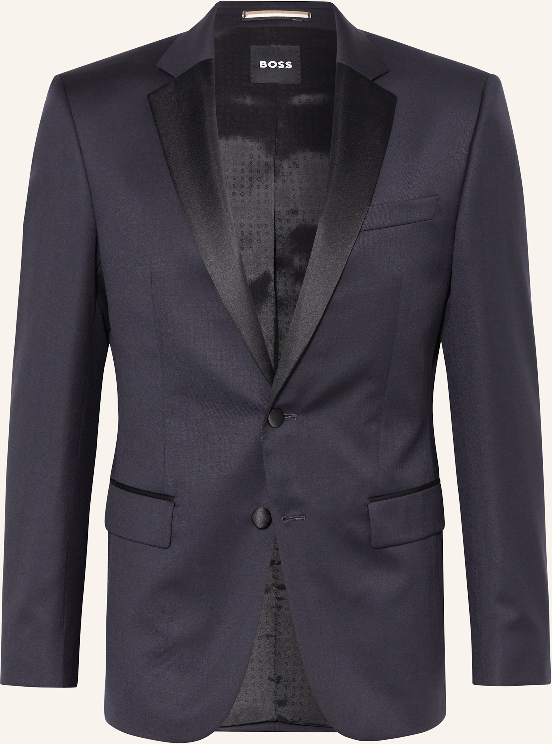 Boss Smoking-Sakko Huge Slim Fit blau