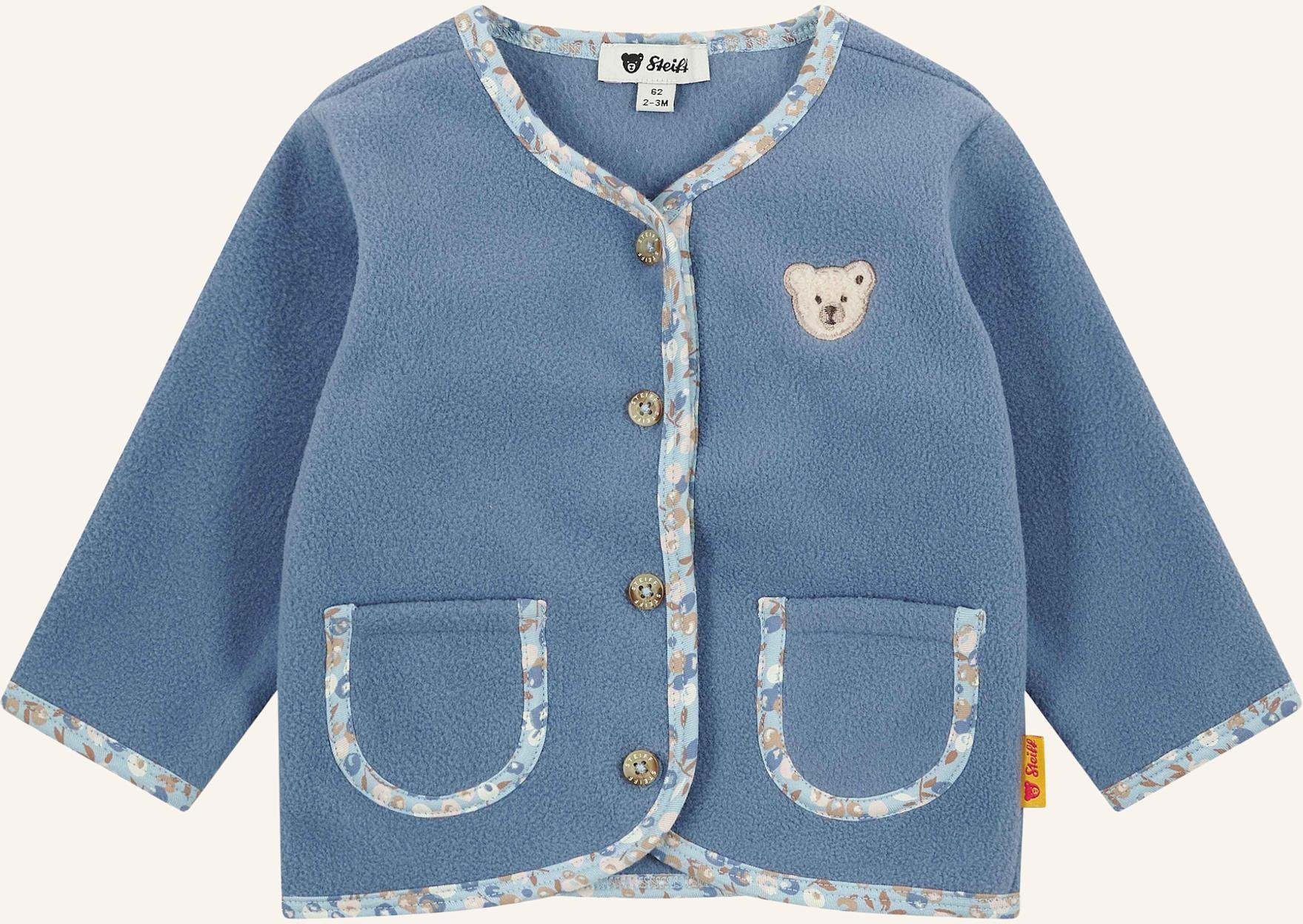Thumbnail - Steiff Fleecejacke Nordicland blau