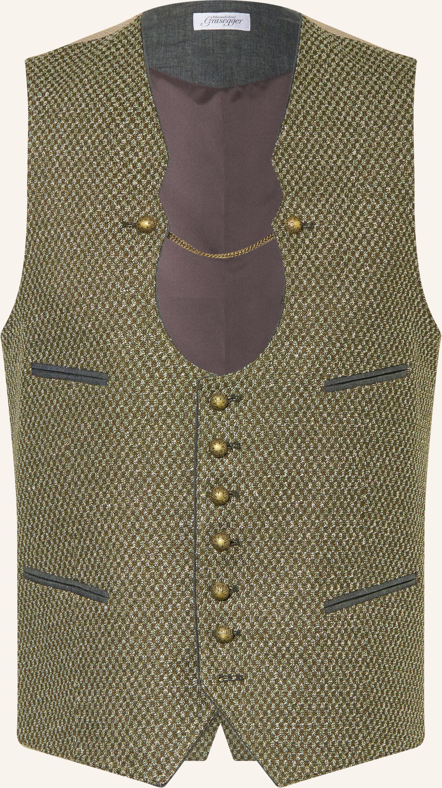 Grasegger Trachtenweste Gulden gruen