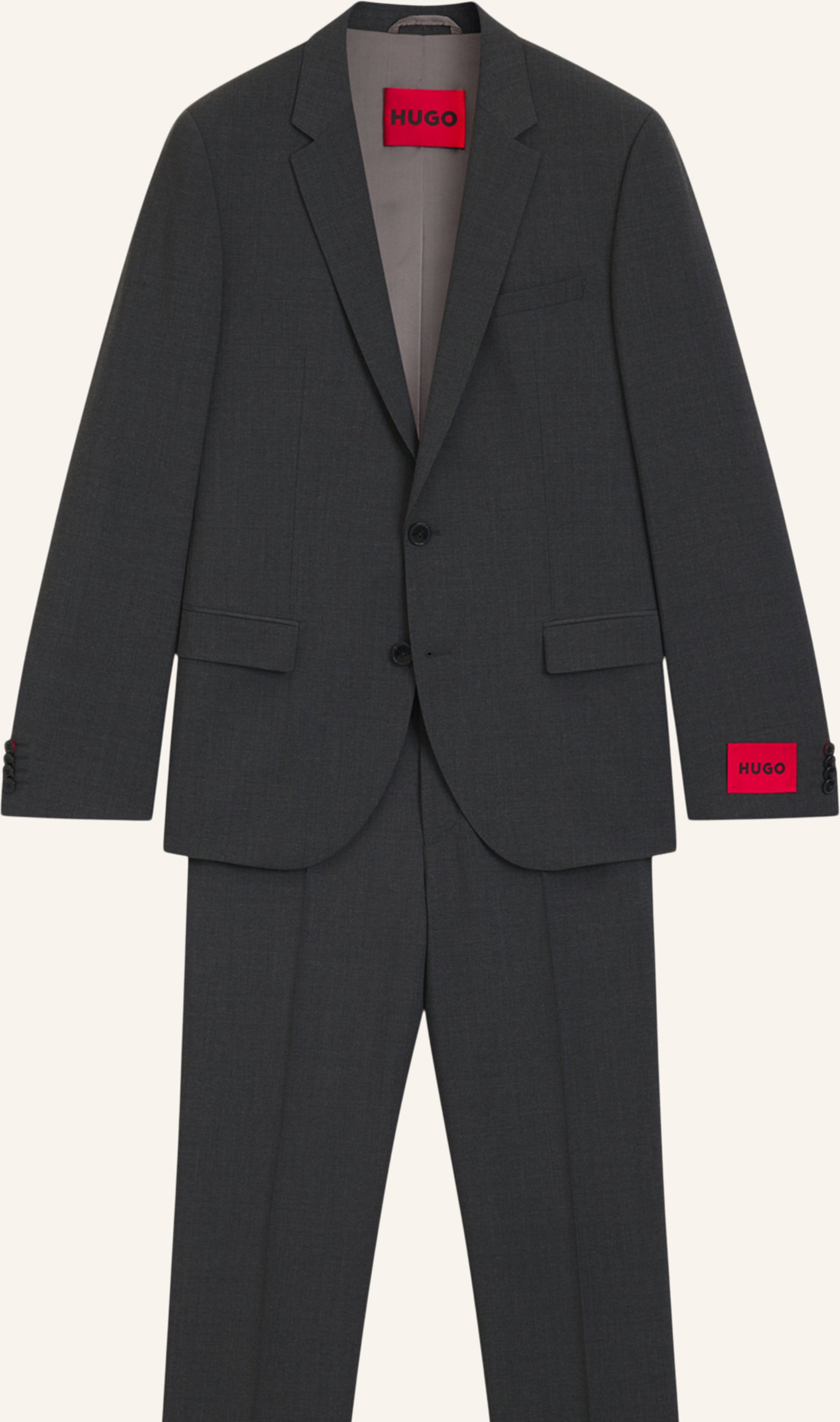 Thumbnail - Hugo Business Anzug Henry/getlin231x Slim Fit grau