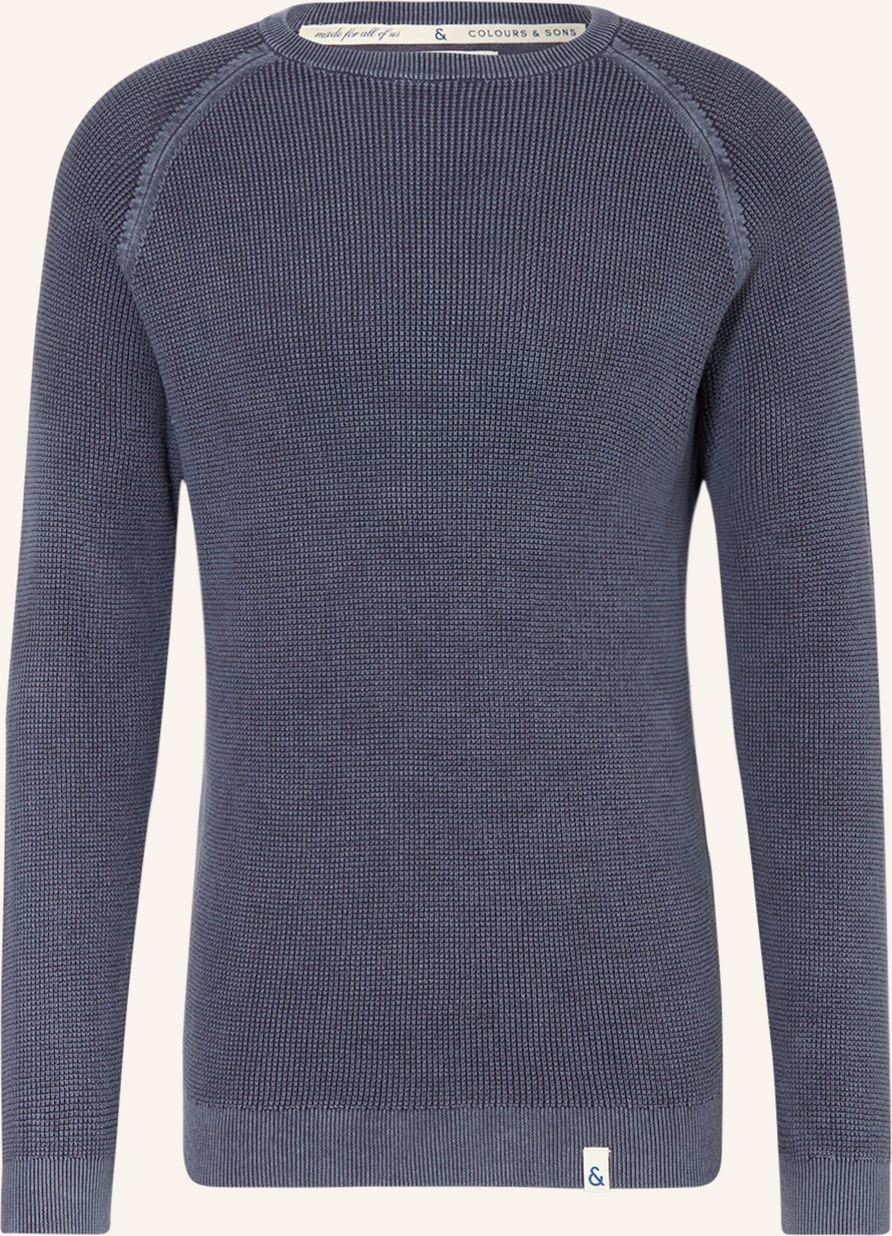 Colours & Sons Pullover blau