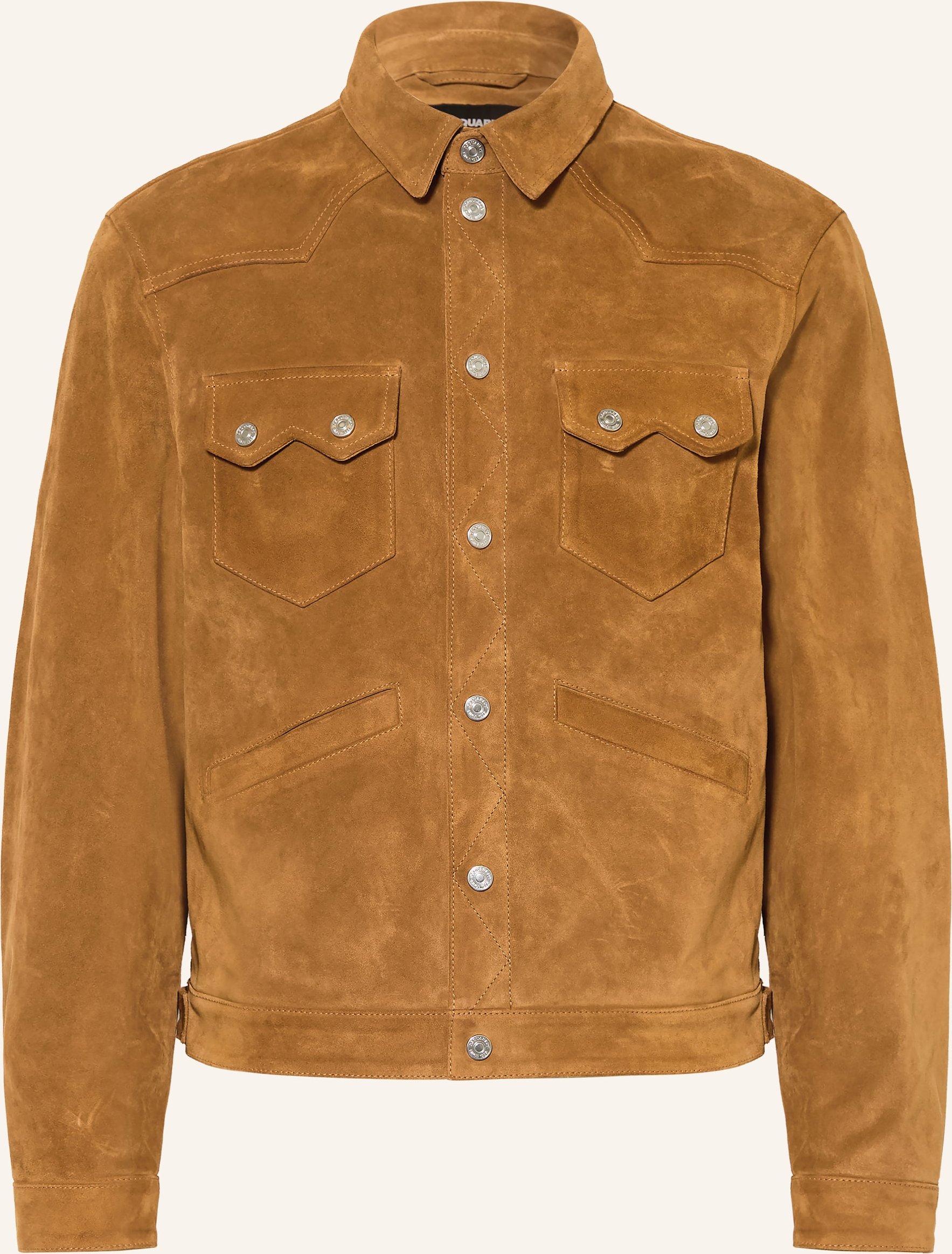 dsquared2 Lederjacke braun