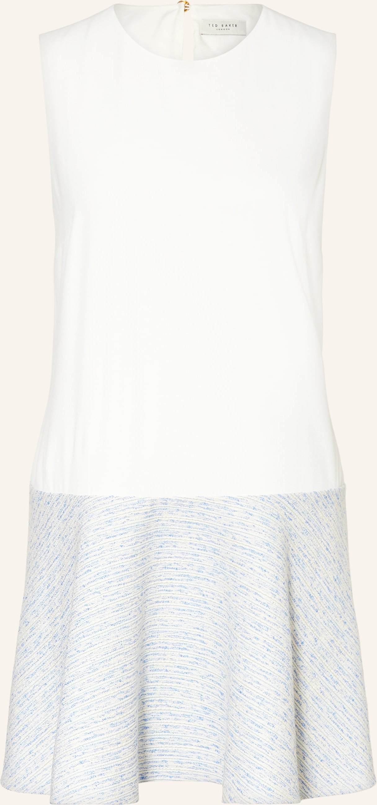 Ted Baker Kleid Acadiem Im Materialmx Mit Glitzergarn blau