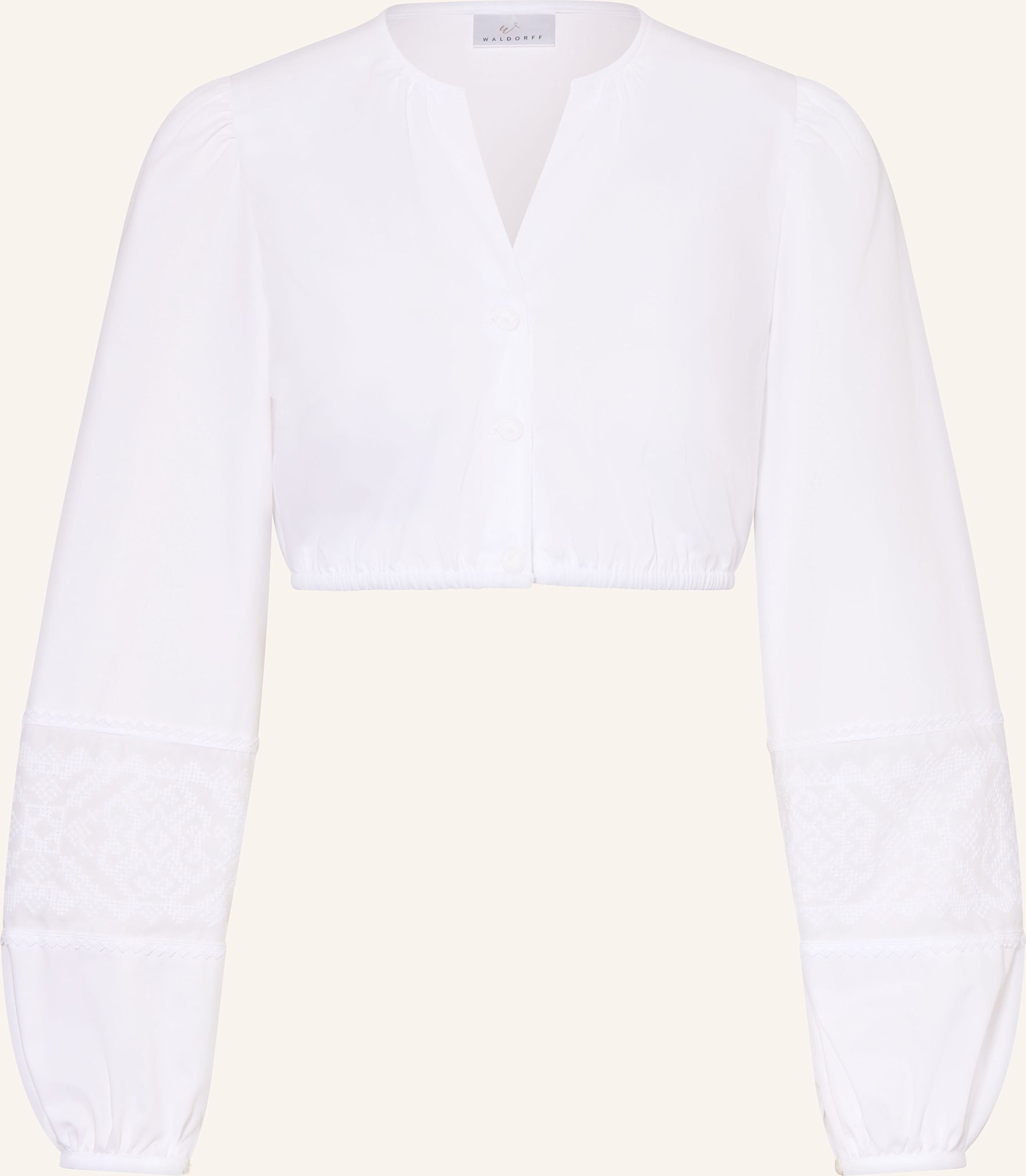 Waldorff Dirndlbluse weiss