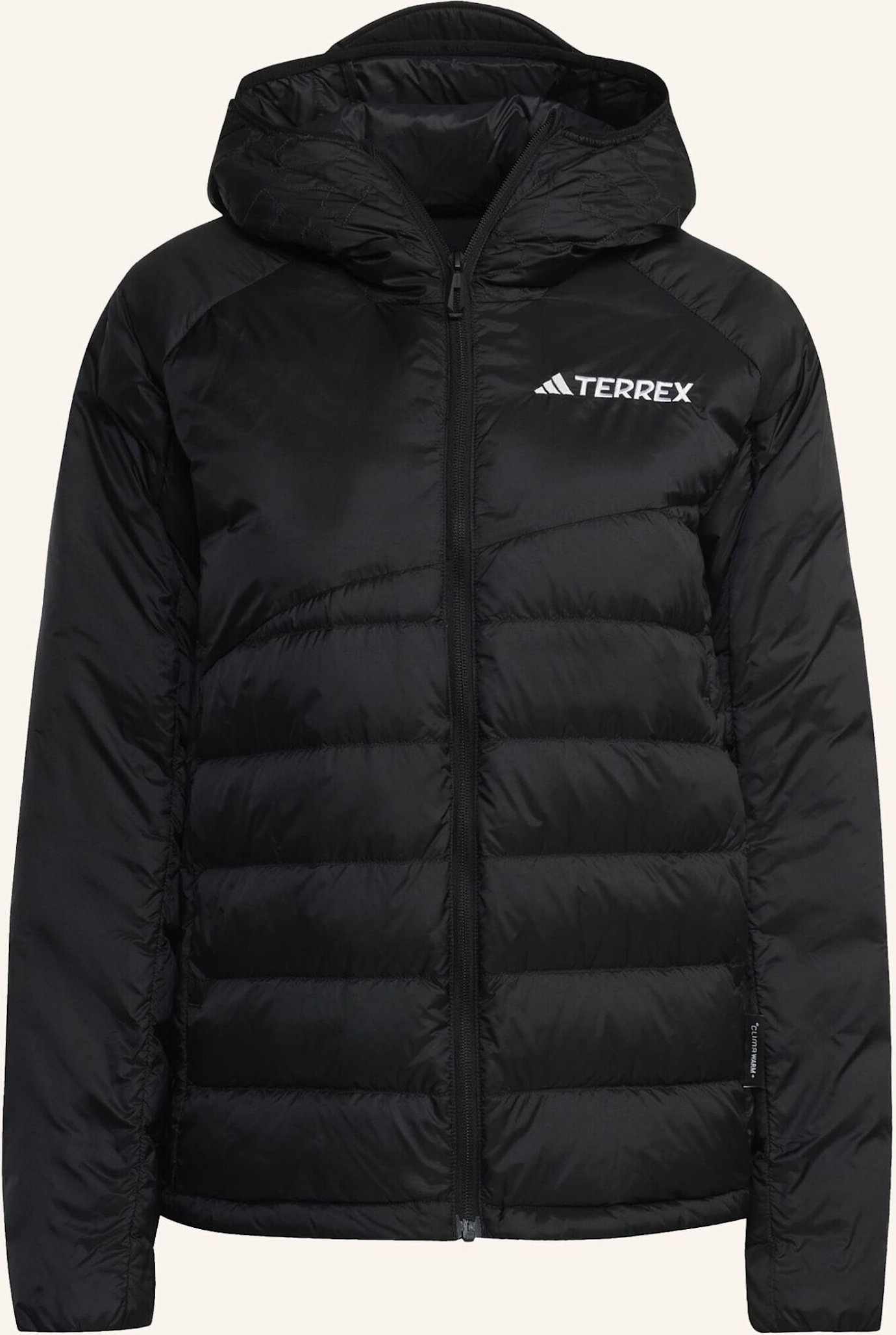 Adidas Terrex Terrex Xperior Climawarm+ Daunen-Kapuzenjacke schwarz