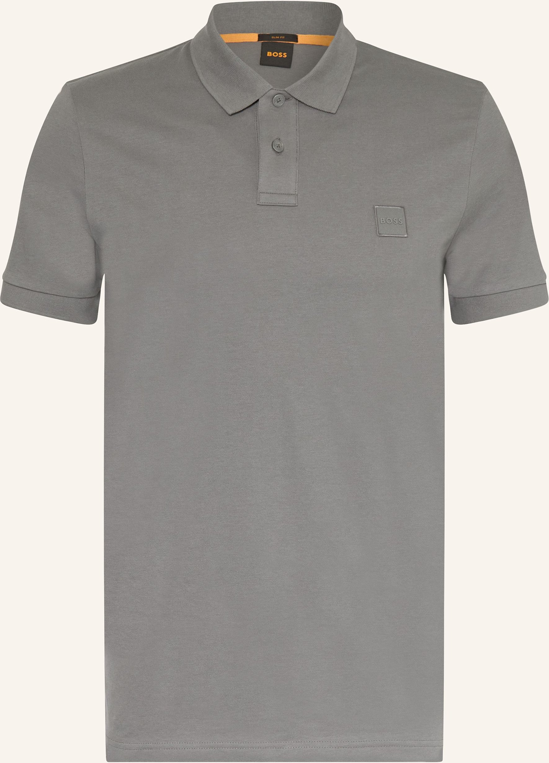 Boss Jersey-Poloshirt Passenger grau