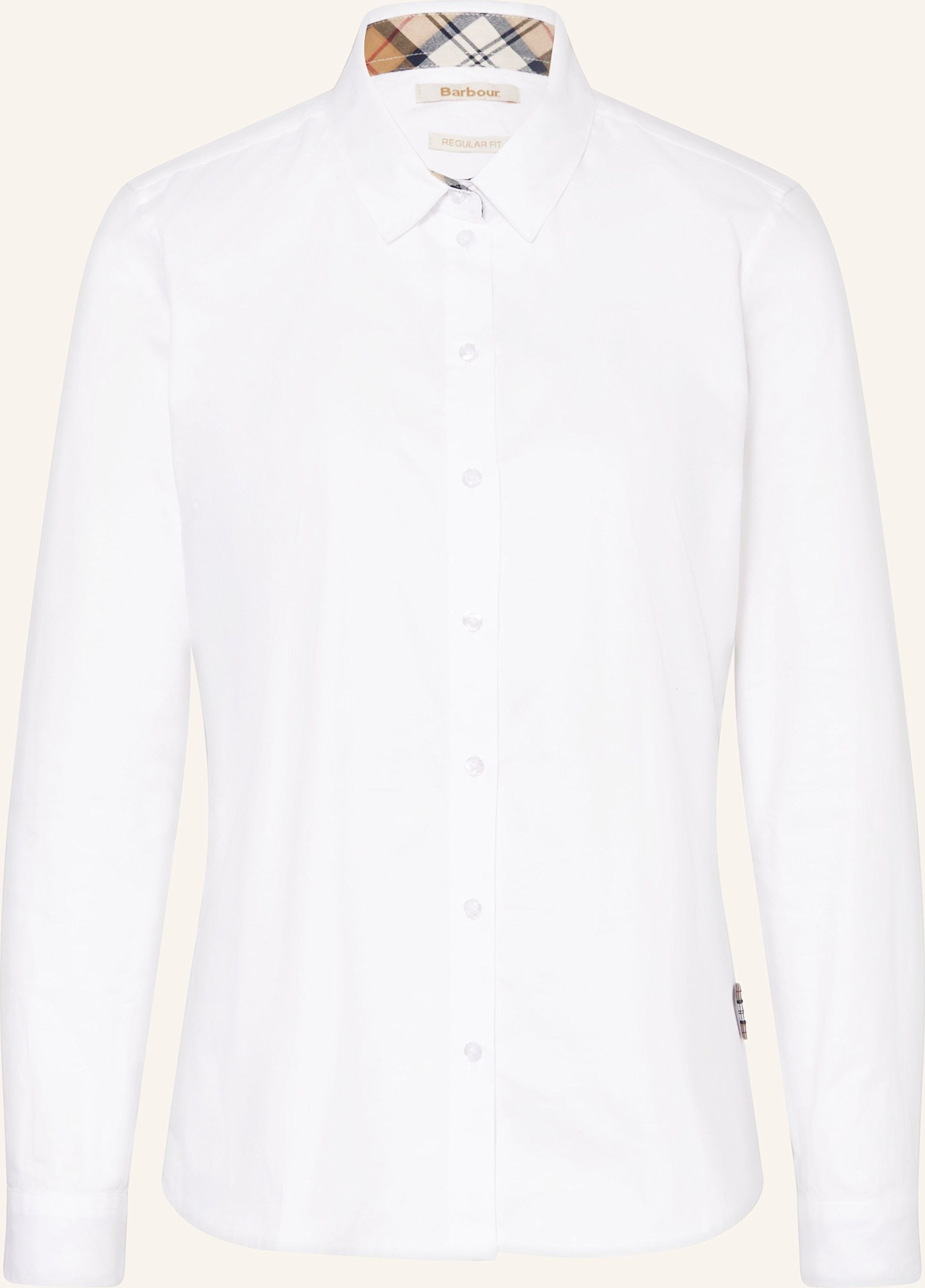 Barbour Hemdbluse Derwent weiss