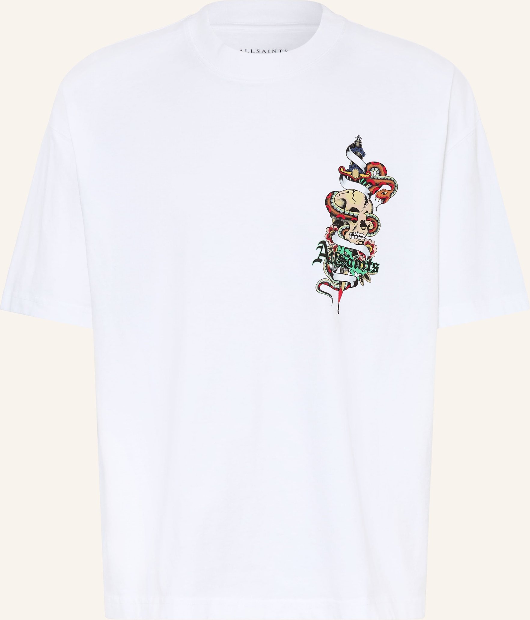 Allsaints T-Shirt Blade weiss