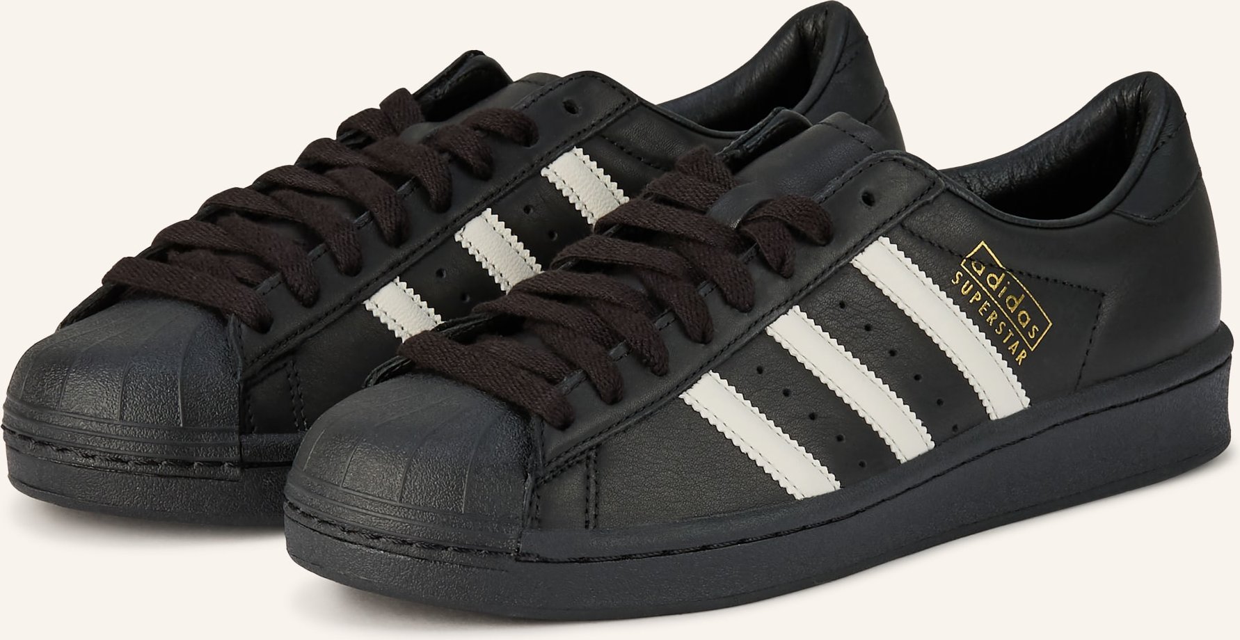 Adidas Originals Sneaker Superstar Vintage schwarz