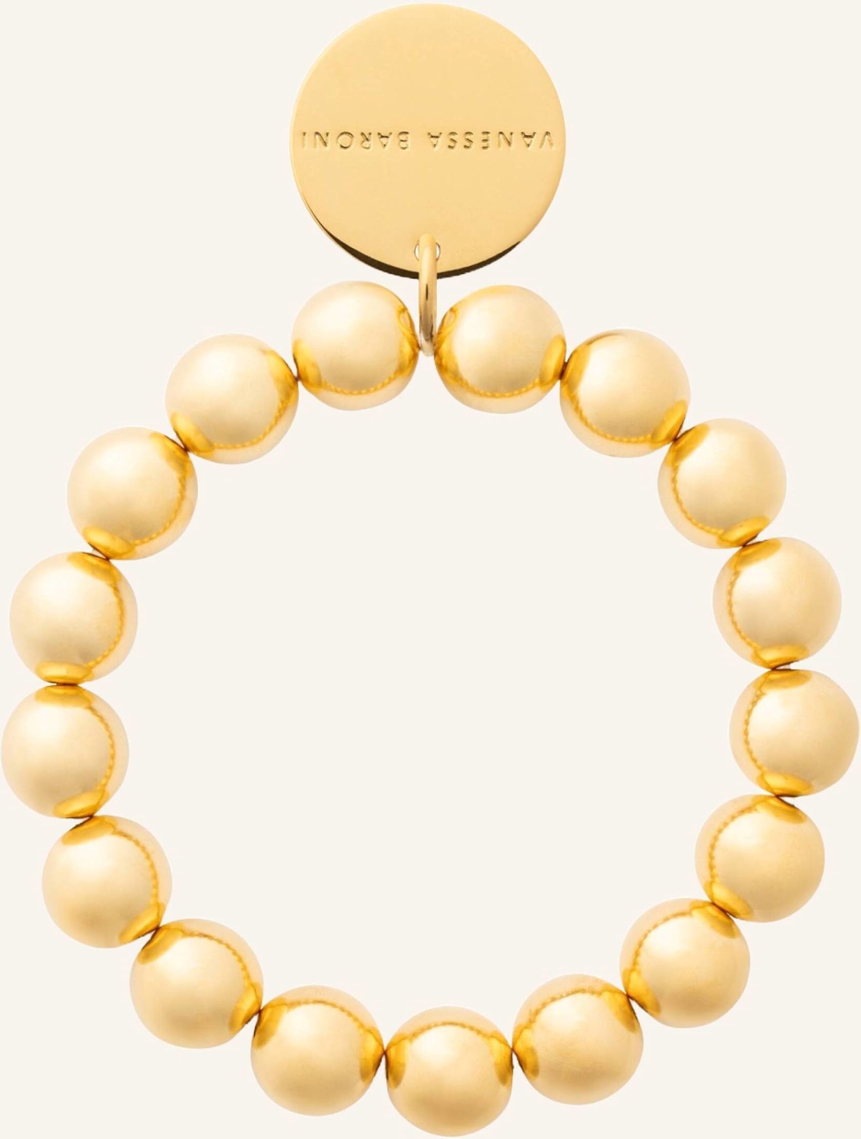 Vanessa Baroni Armbänder Mini Beads Flex Bracelet Gold By Glambou gold
