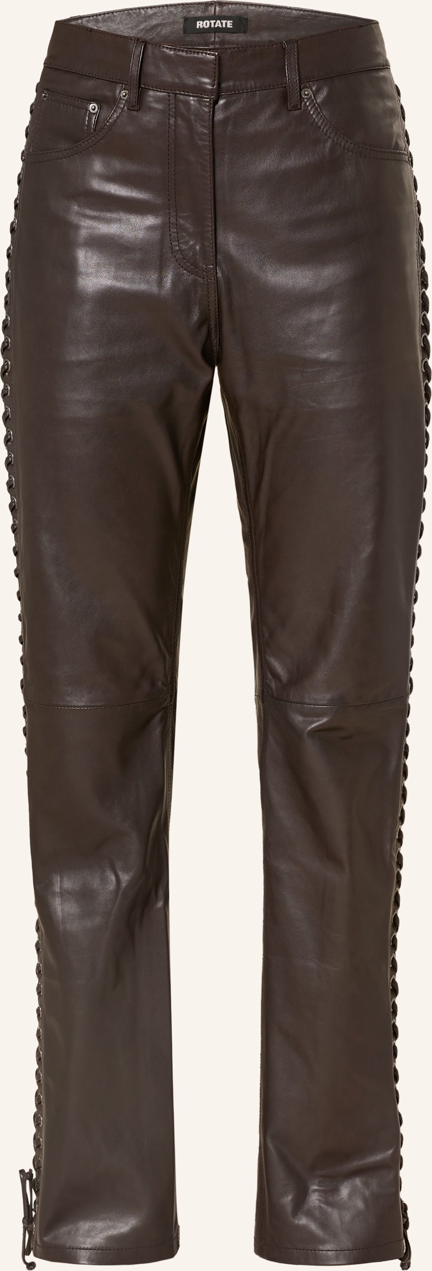 Rotate Lederhose braun