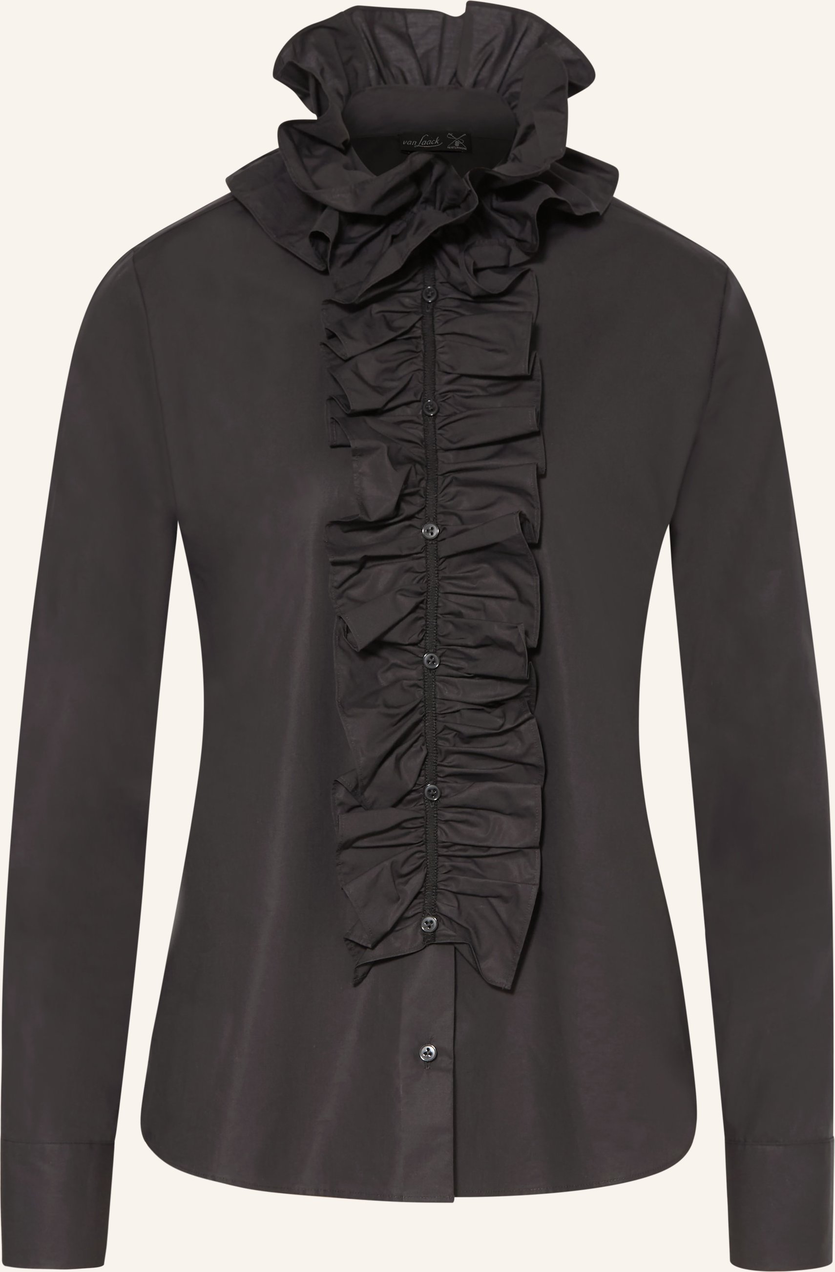 Van Laack Bluse Bathia Mit Abnehmbarem Kragen schwarz