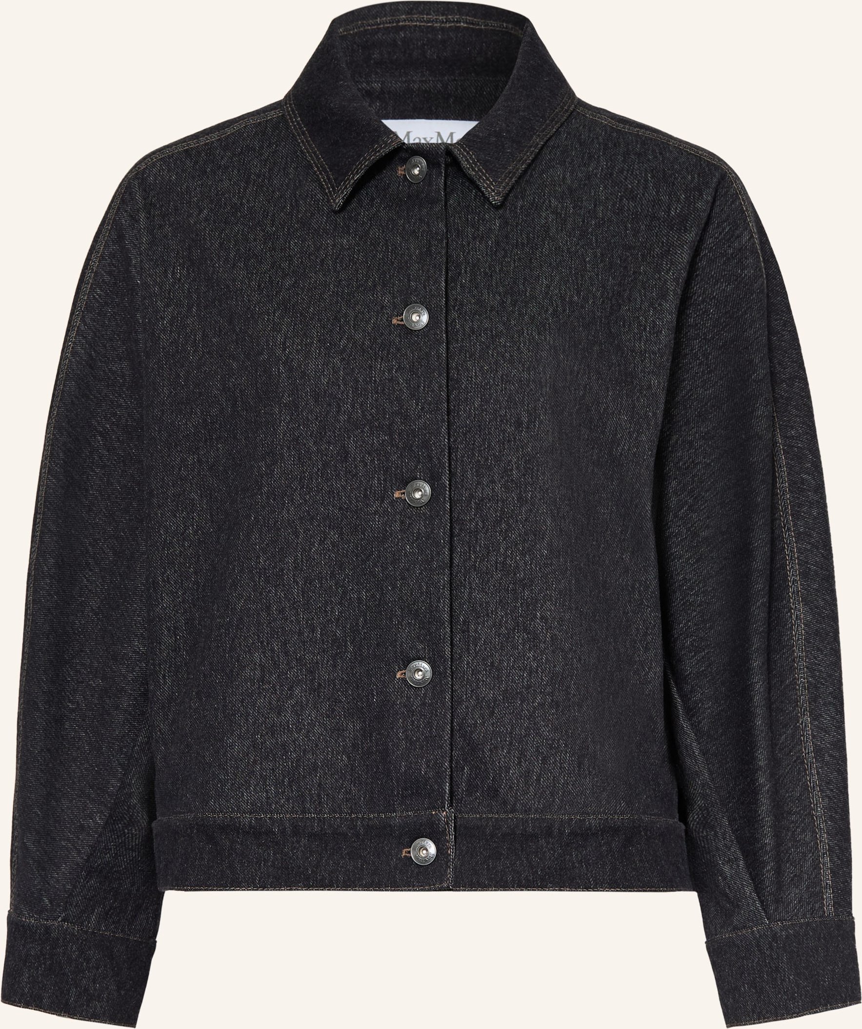 Max Mara Jacke Nettare In Jeansoptik blau