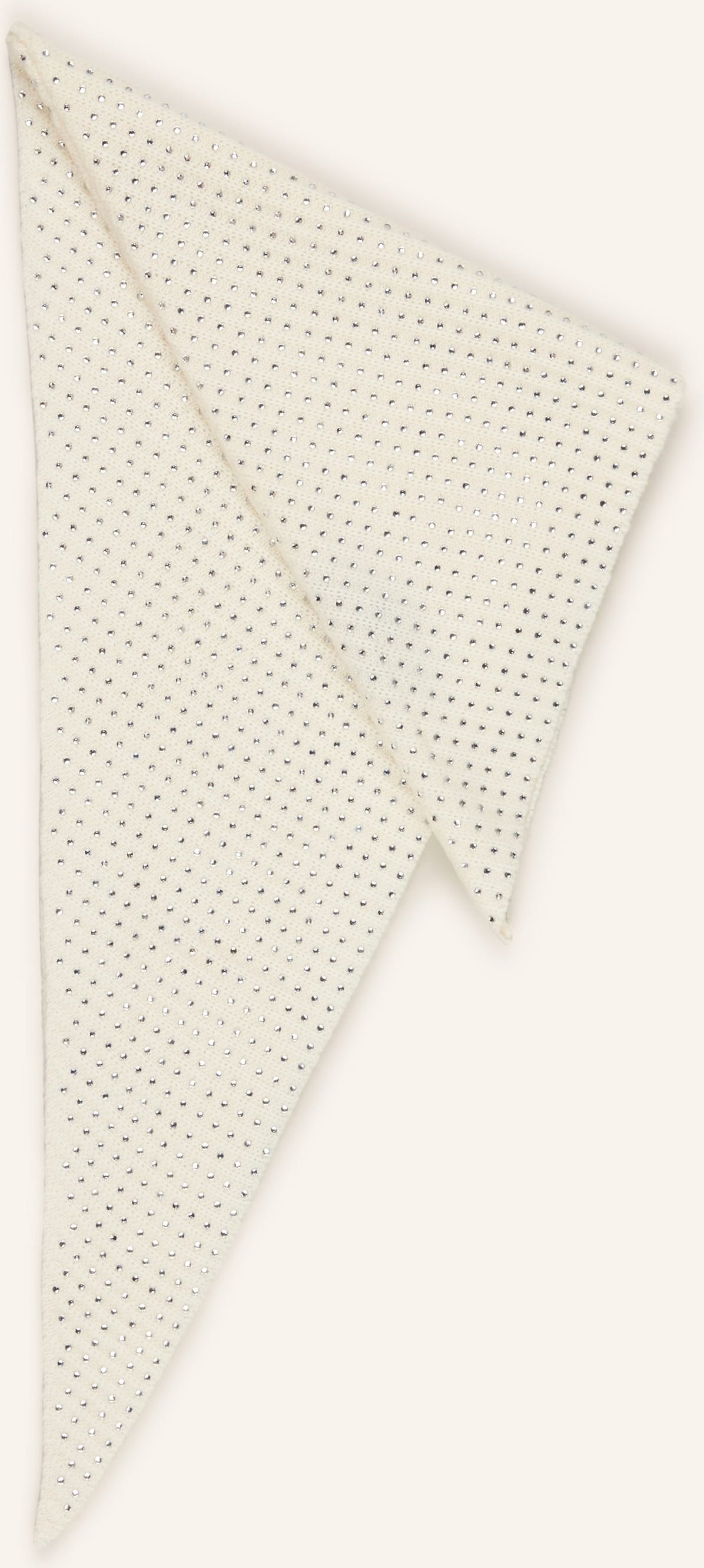 Maje Dreieckstuch Mit Schmucksteinen weiss