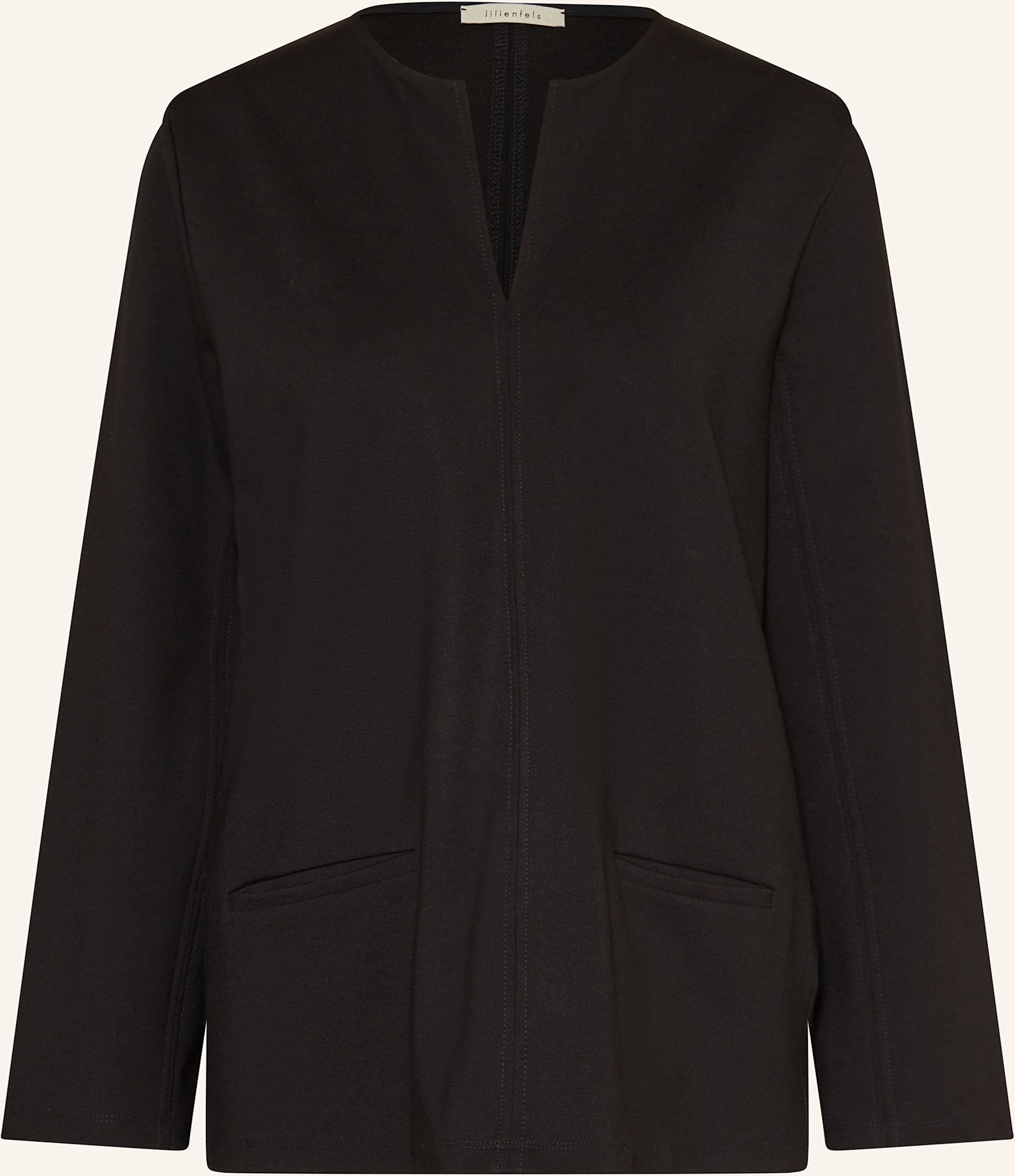 Lilienfels Blusenshirt Aus Jersey schwarz