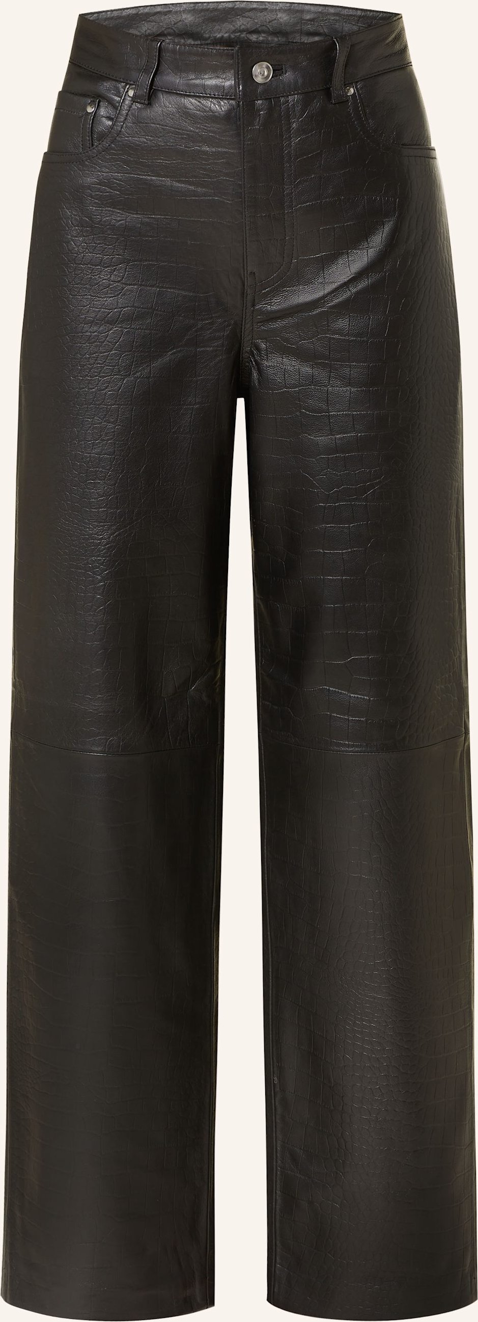 Rouge Vila Lederhose schwarz