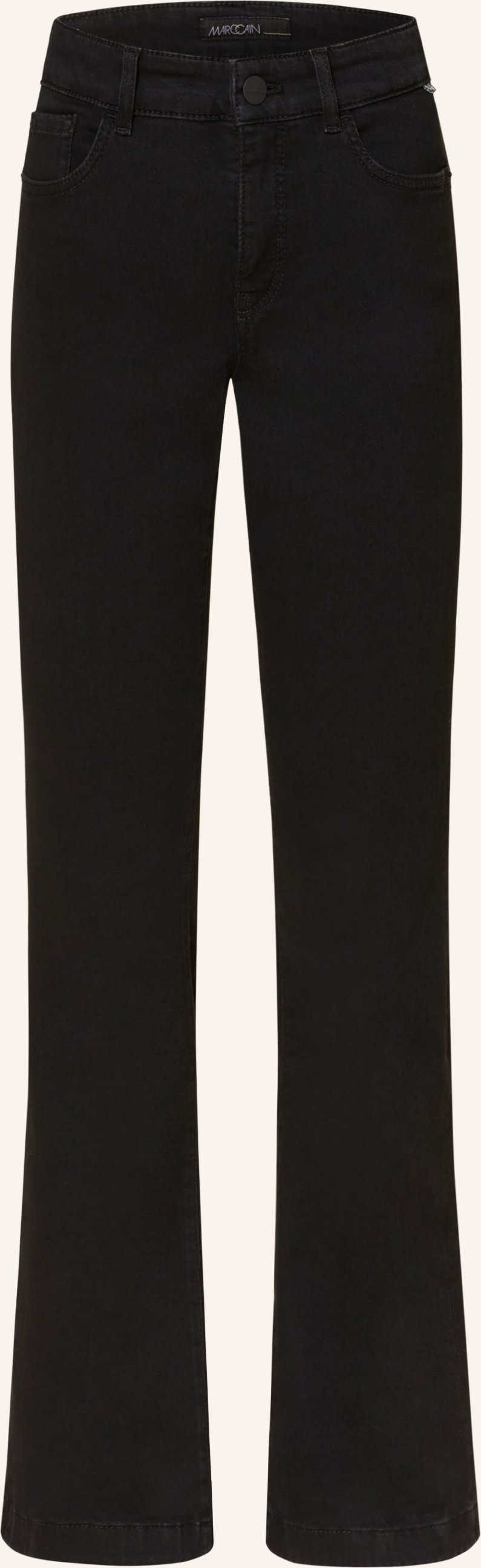 Thumbnail - Marc Cain Bootcut Jeans Faro schwarz