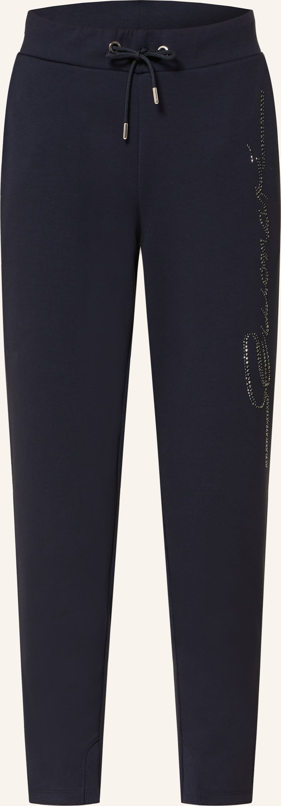 Monari Sweatpants Mit Schmucksteinen blau