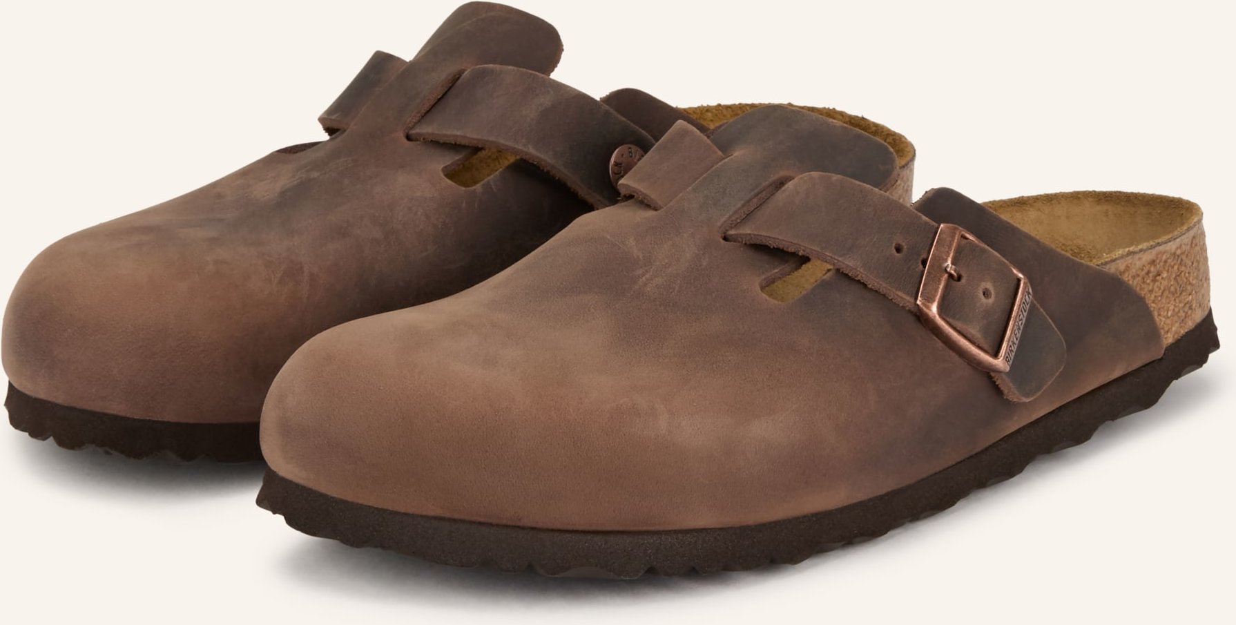 Birkenstock Pantoletten Boston braun