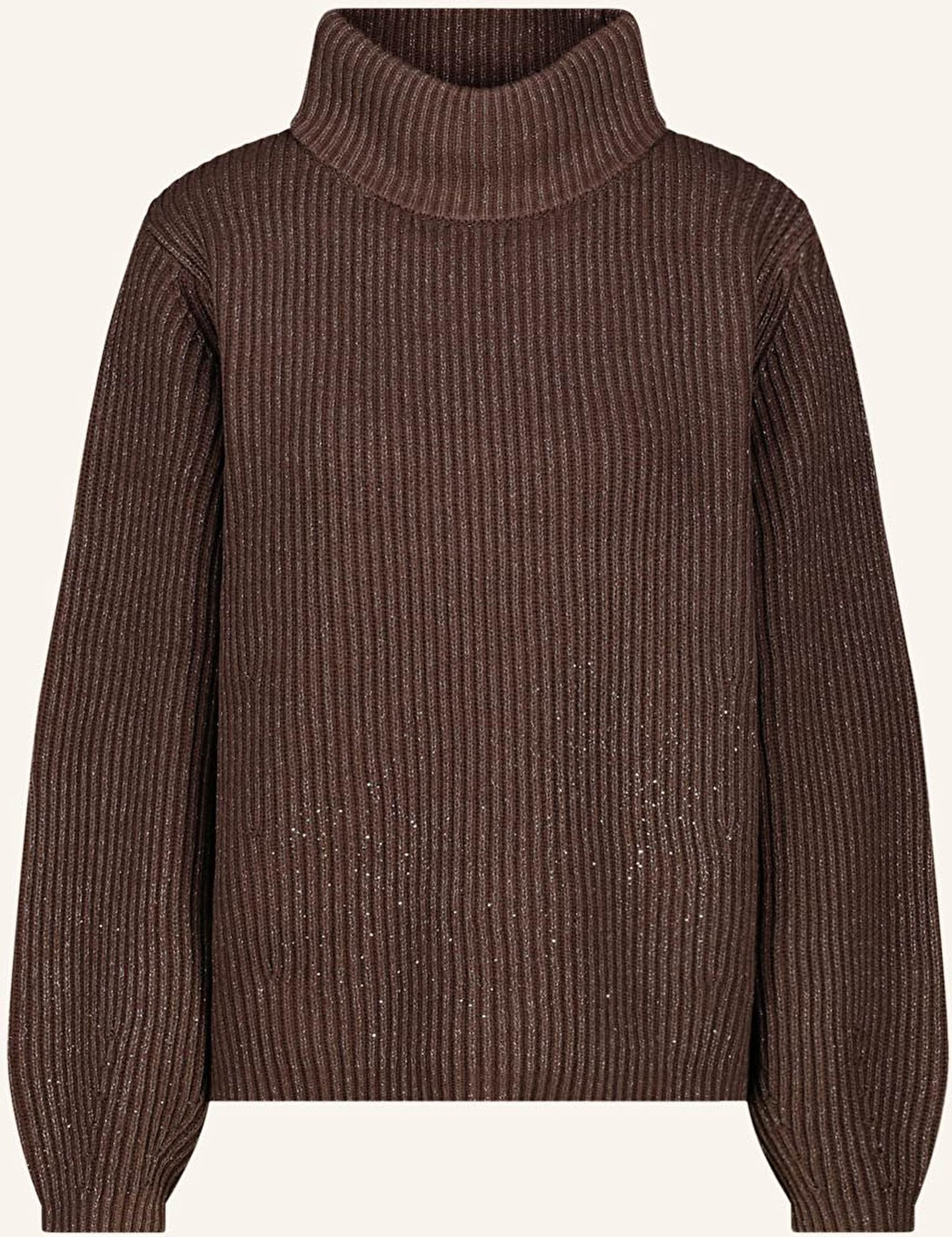 Thumbnail - Monari Pullover Mit Glitzergarn braun