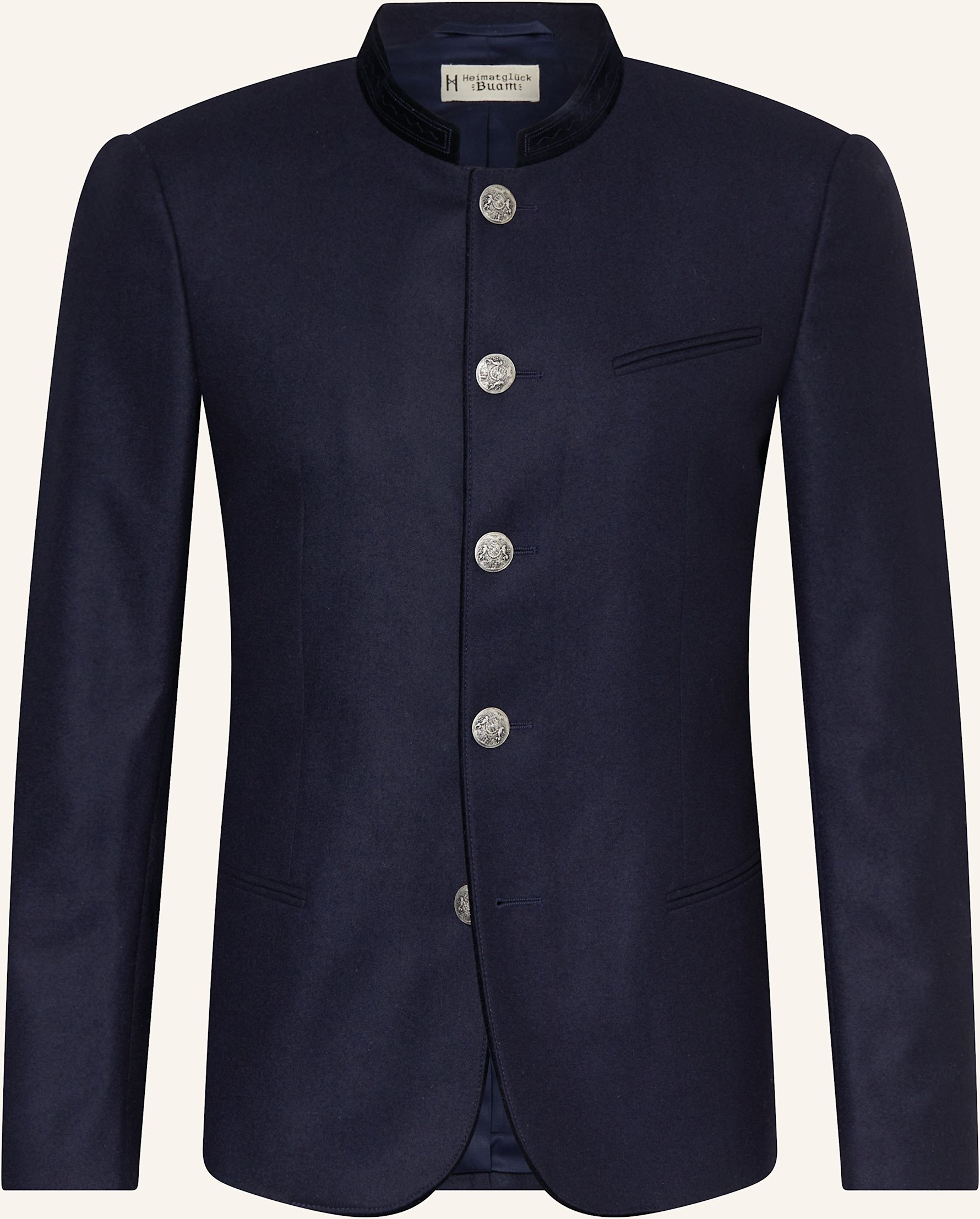 Heimatglück Tracht Janker Josef blau