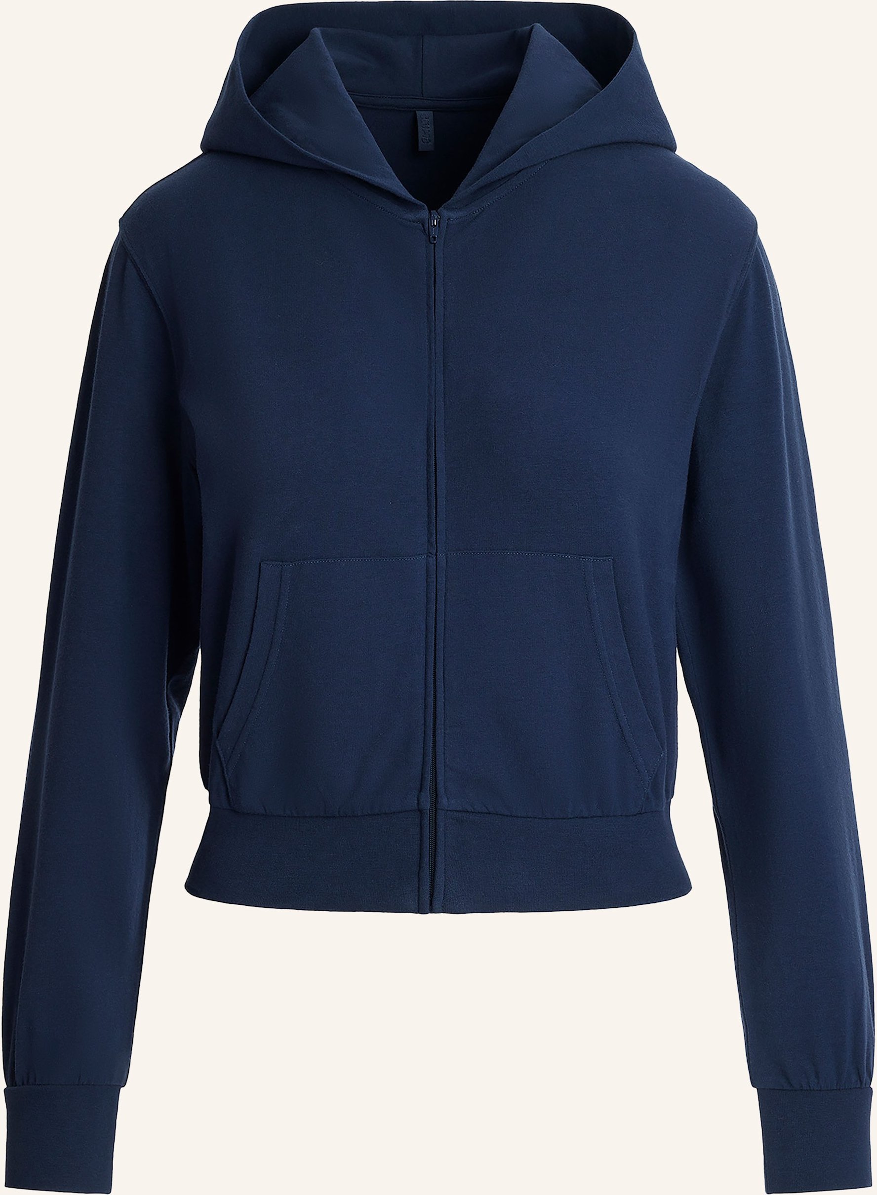 Skims Lounge-Jacke Cotton Jersey blau