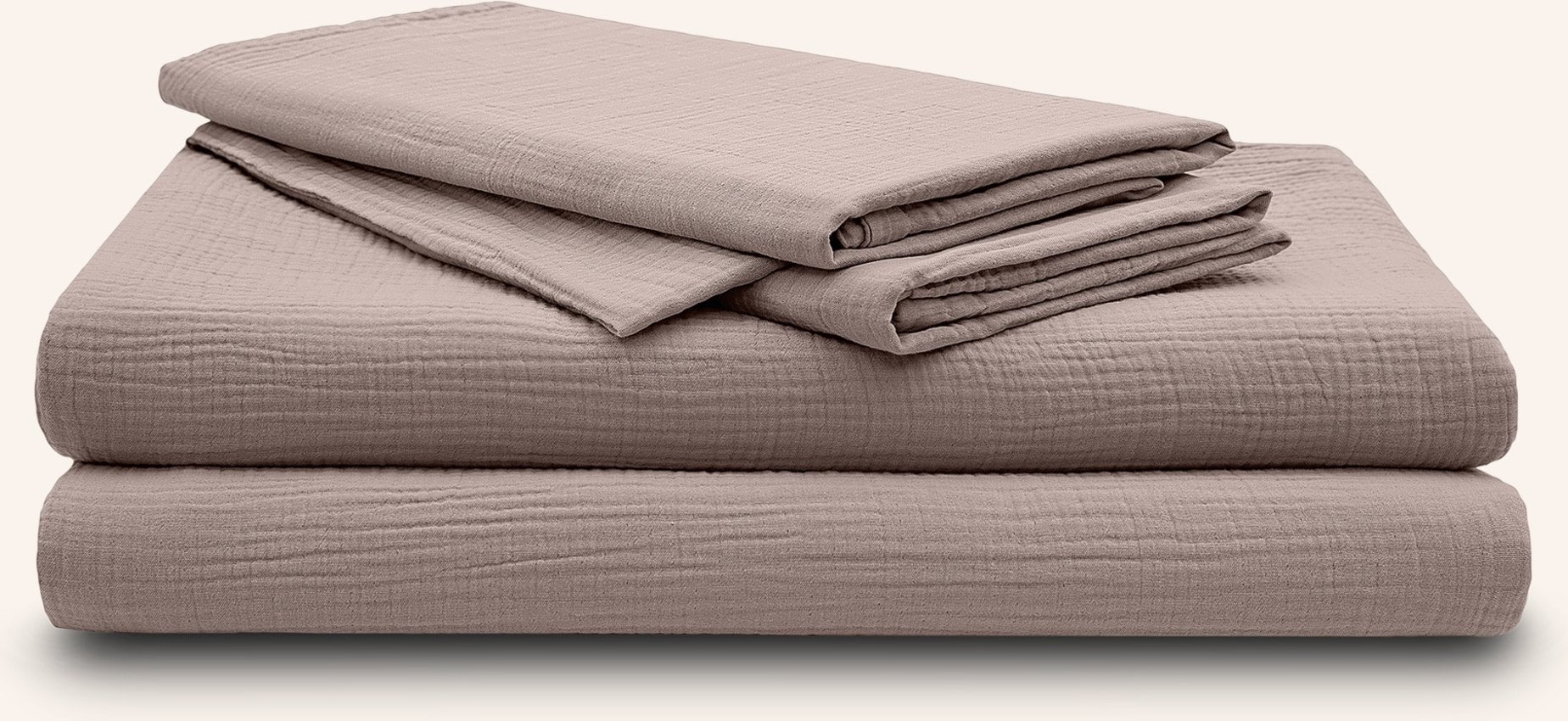 Royfort Bettwäsche-Set Musselin beige