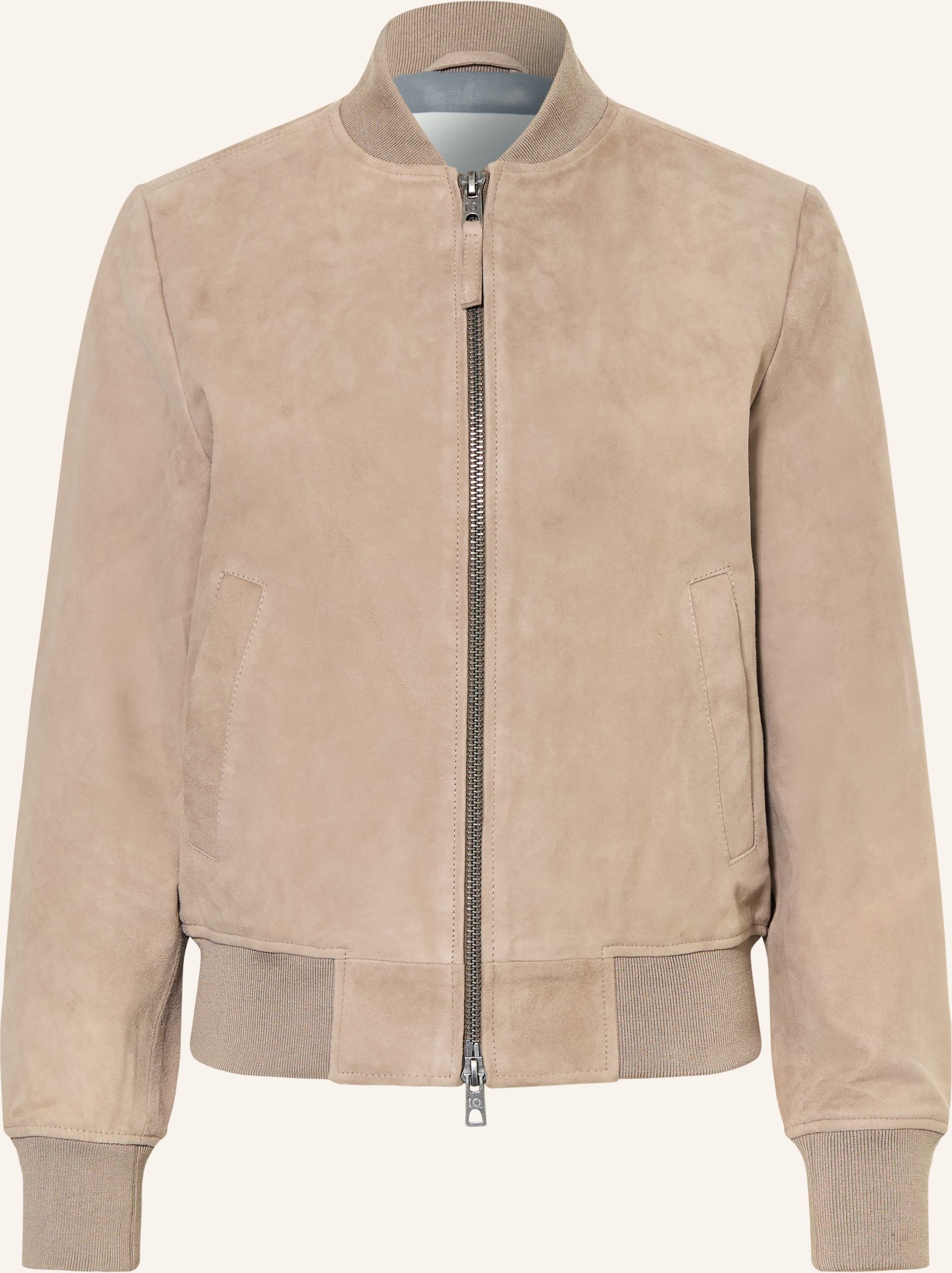Iq Studio Lederblouson beige