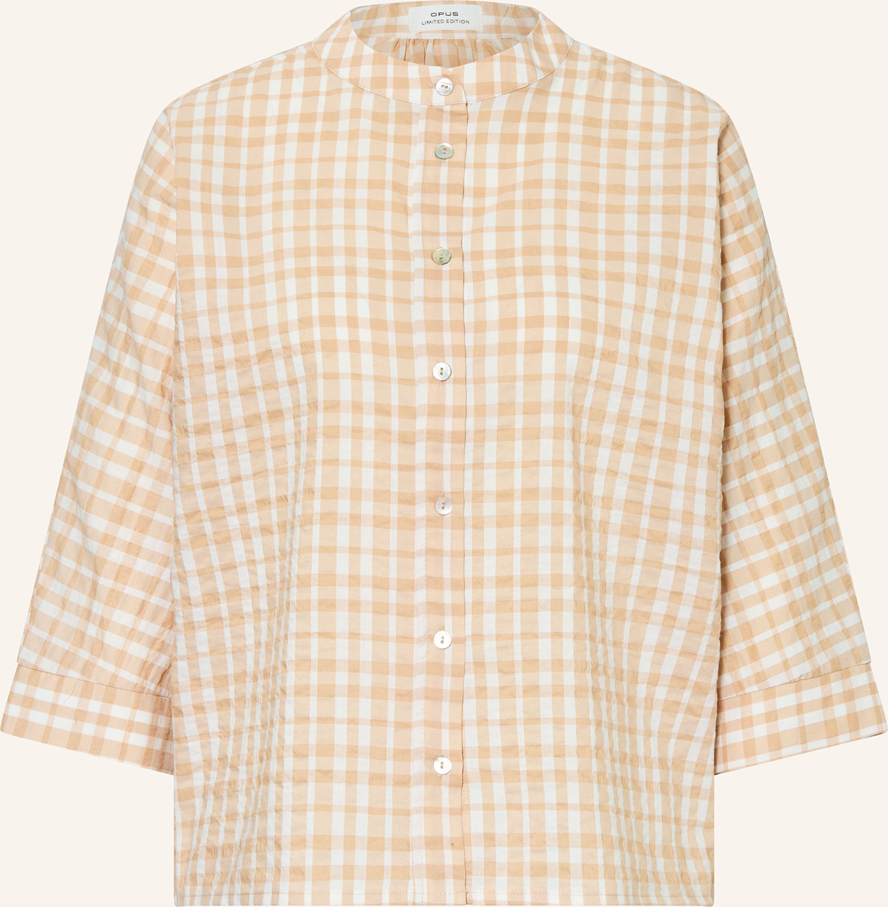 Opus Blusenshirt Fountry Mit 3/4-Arm beige