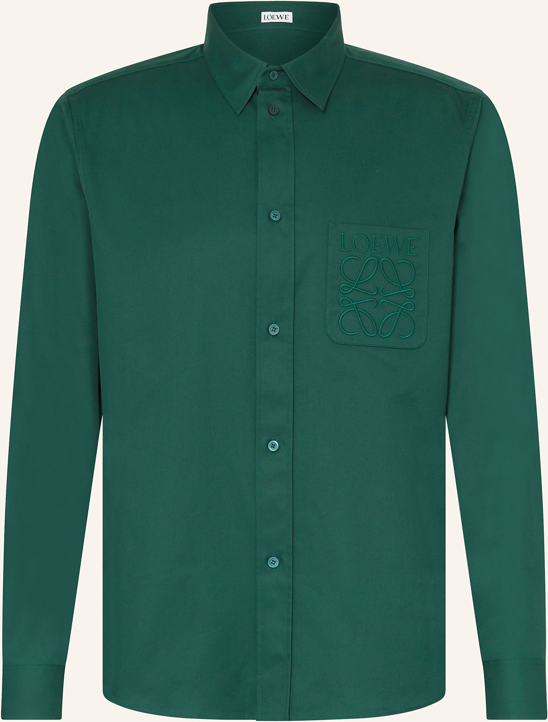 Loewe Hemd Comfort Fit gruen
