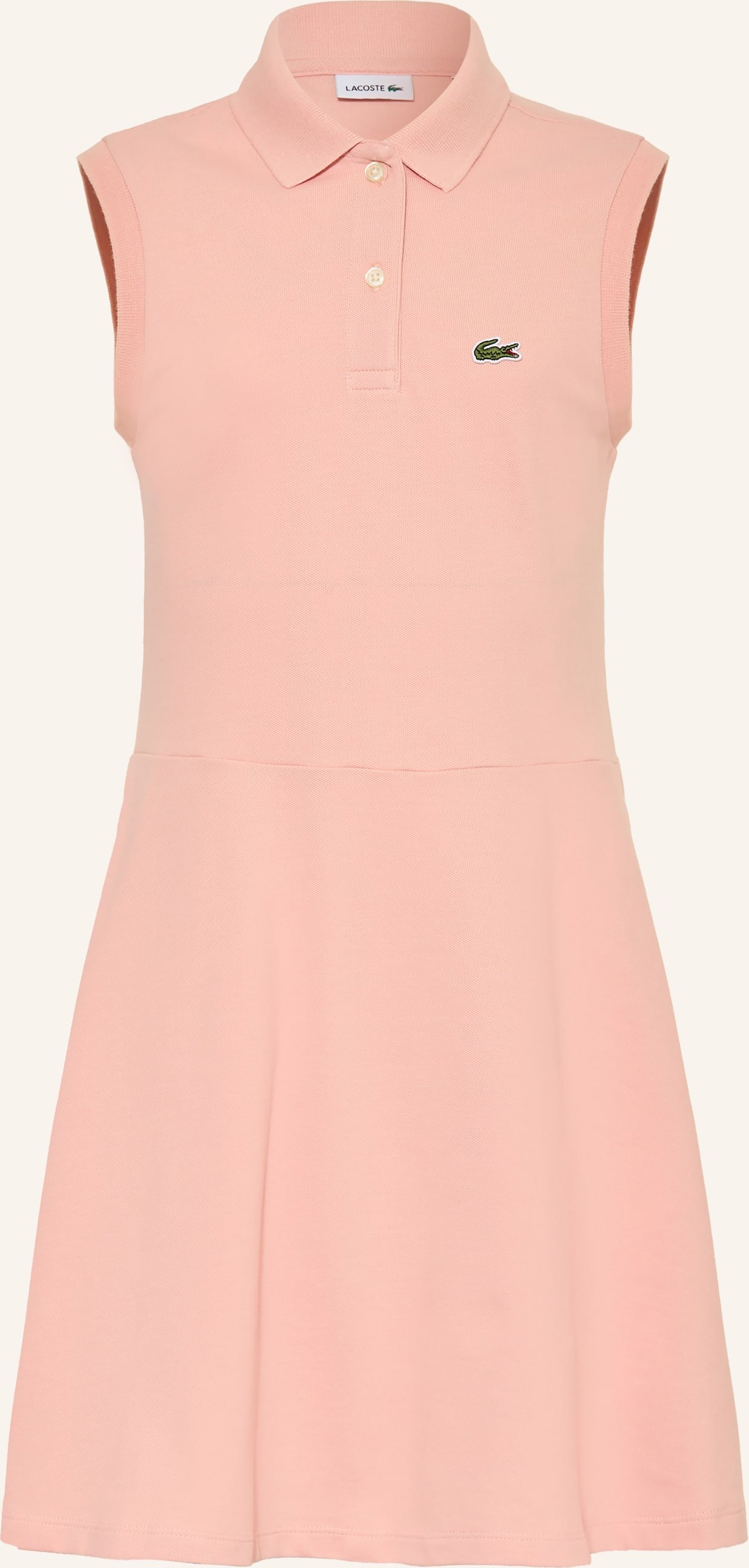 Lacoste Piqué-Polokleid orange