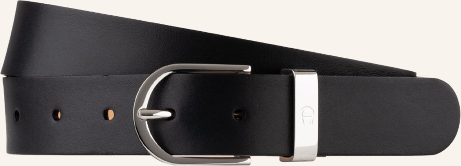 Aigner Ledergürtel Fashion schwarz