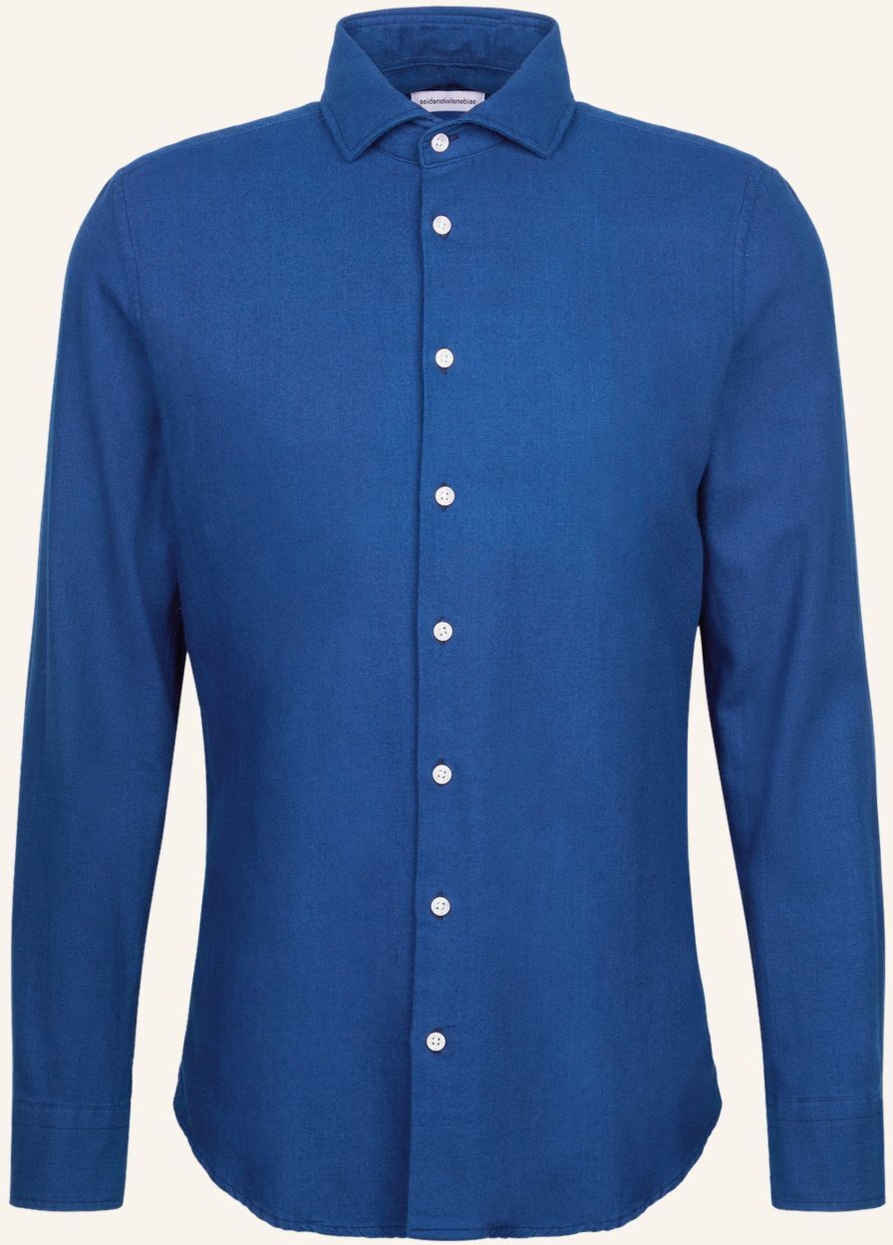 Seidensticker Flanellhemd Slim Fit blau