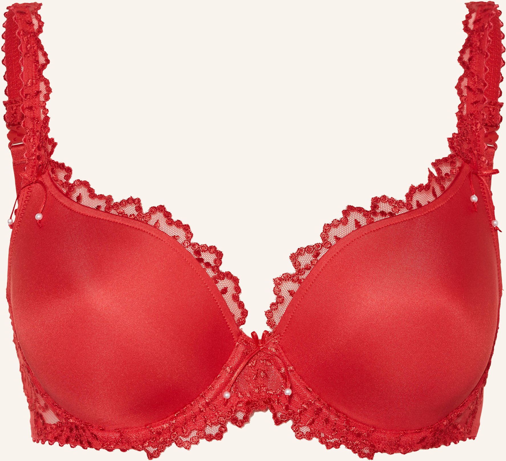 Marie Jo Schalen-Bh Jane Mit Schmuckperlen rot