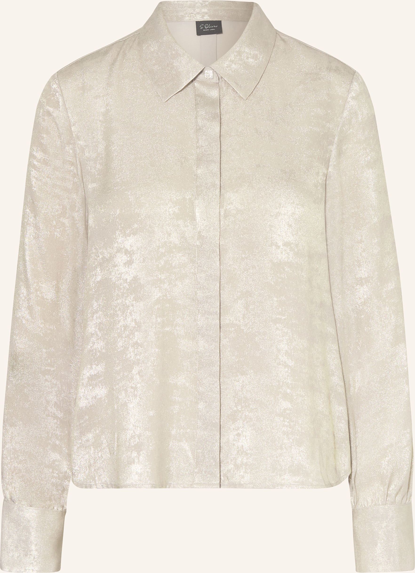 S.Oliver Black Label Hemdbluse beige
