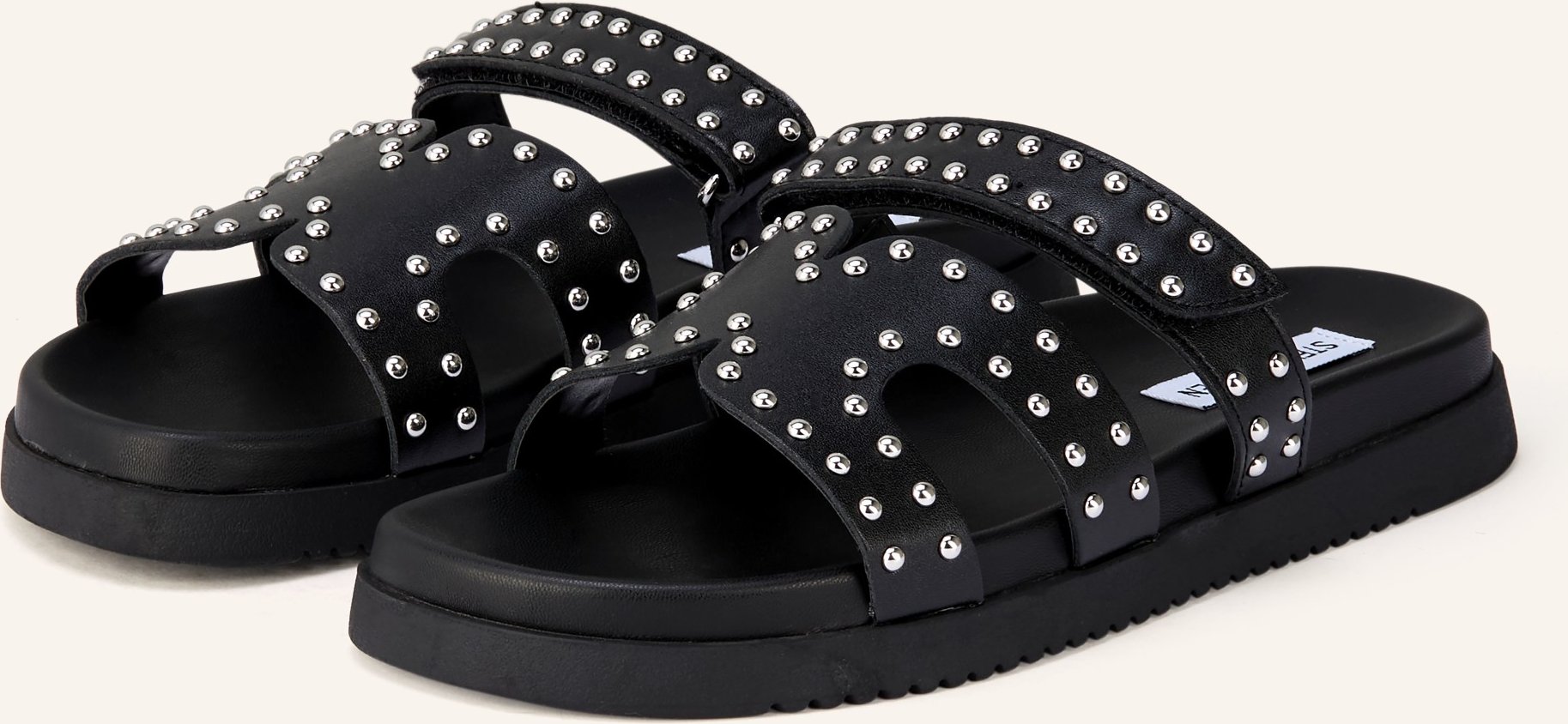 Steve Madden Pantoletten Missile Mit Nieten schwarz