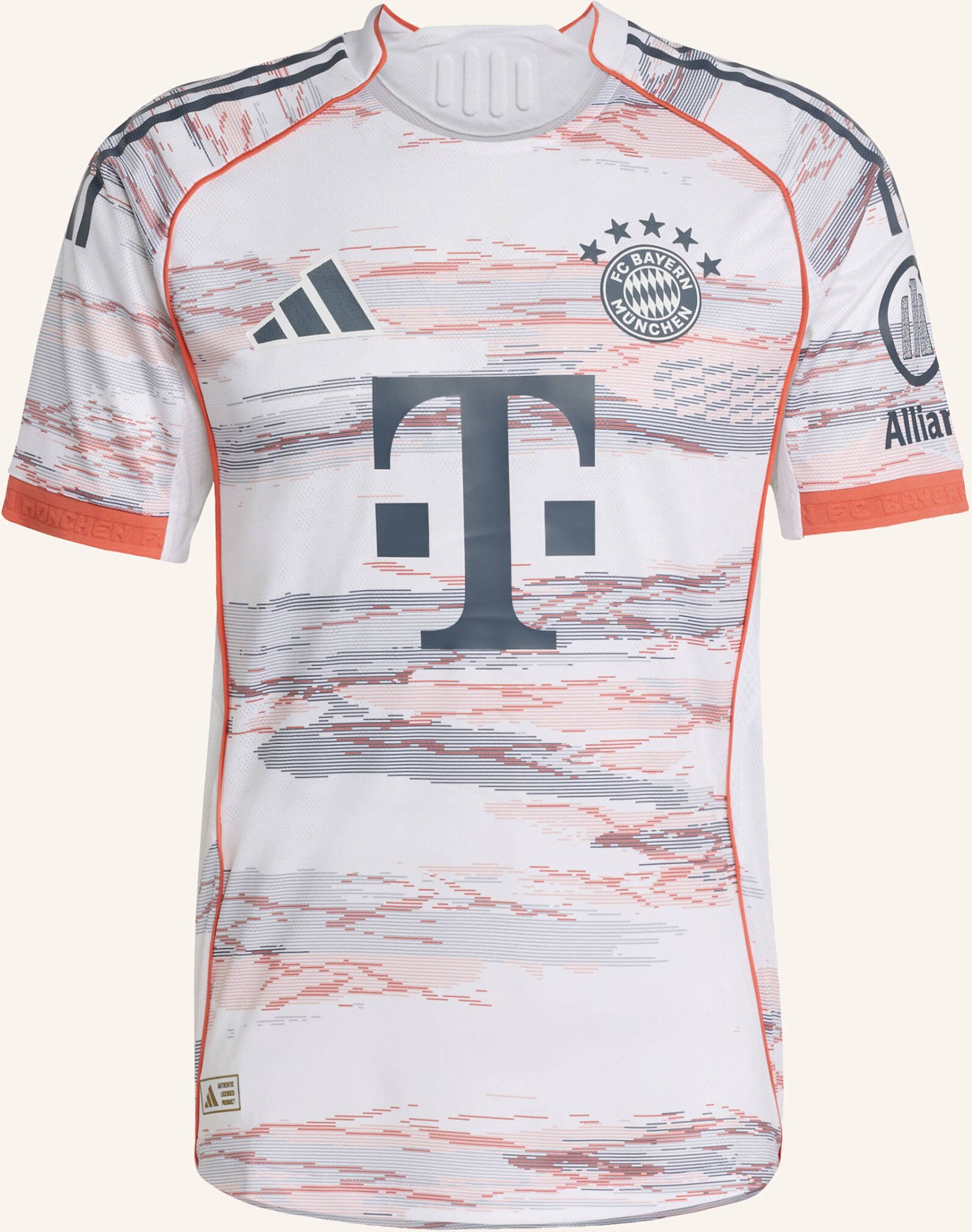 Adidas Fc Bayern München 25/26 Auswärtstrikot Authentic weiss