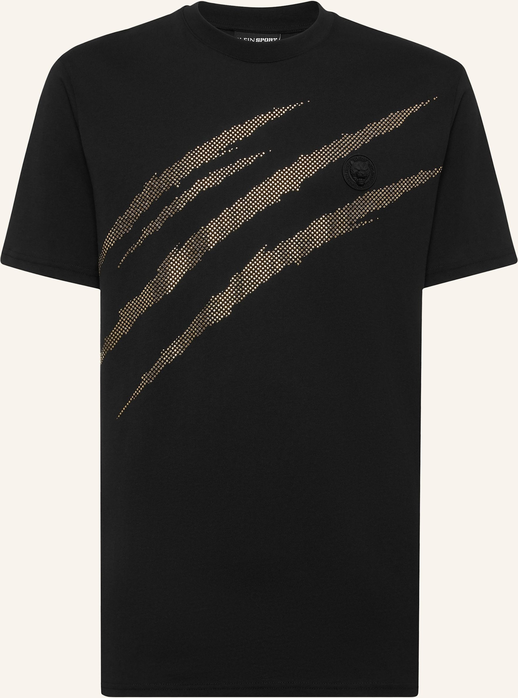 Plein Sport T-Shirt Rundhalsausschnitt Ss Scratch schwarz