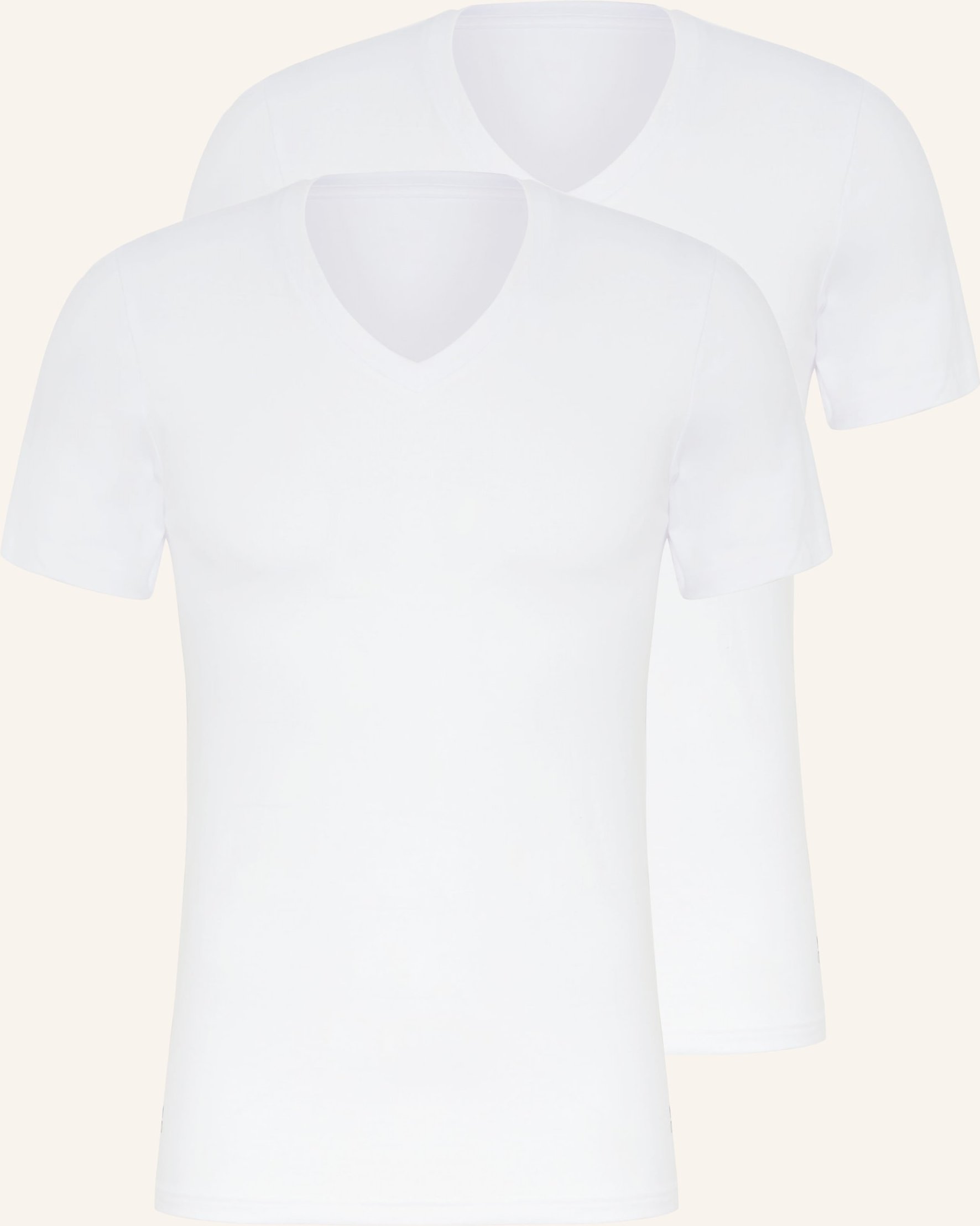 Marc O'polo 2er-Pack V-Shirts weiss