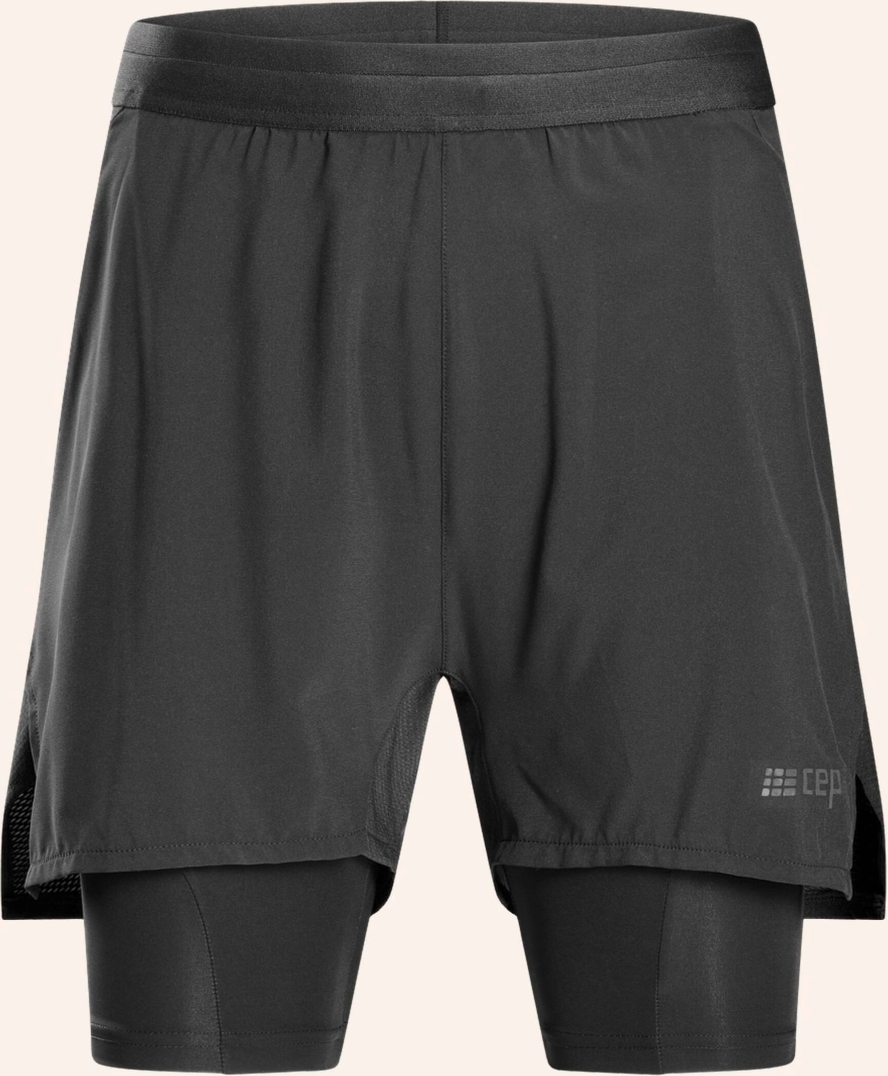 Cep 2-In-1 Laufshorts The Run Mit Kompression schwarz
