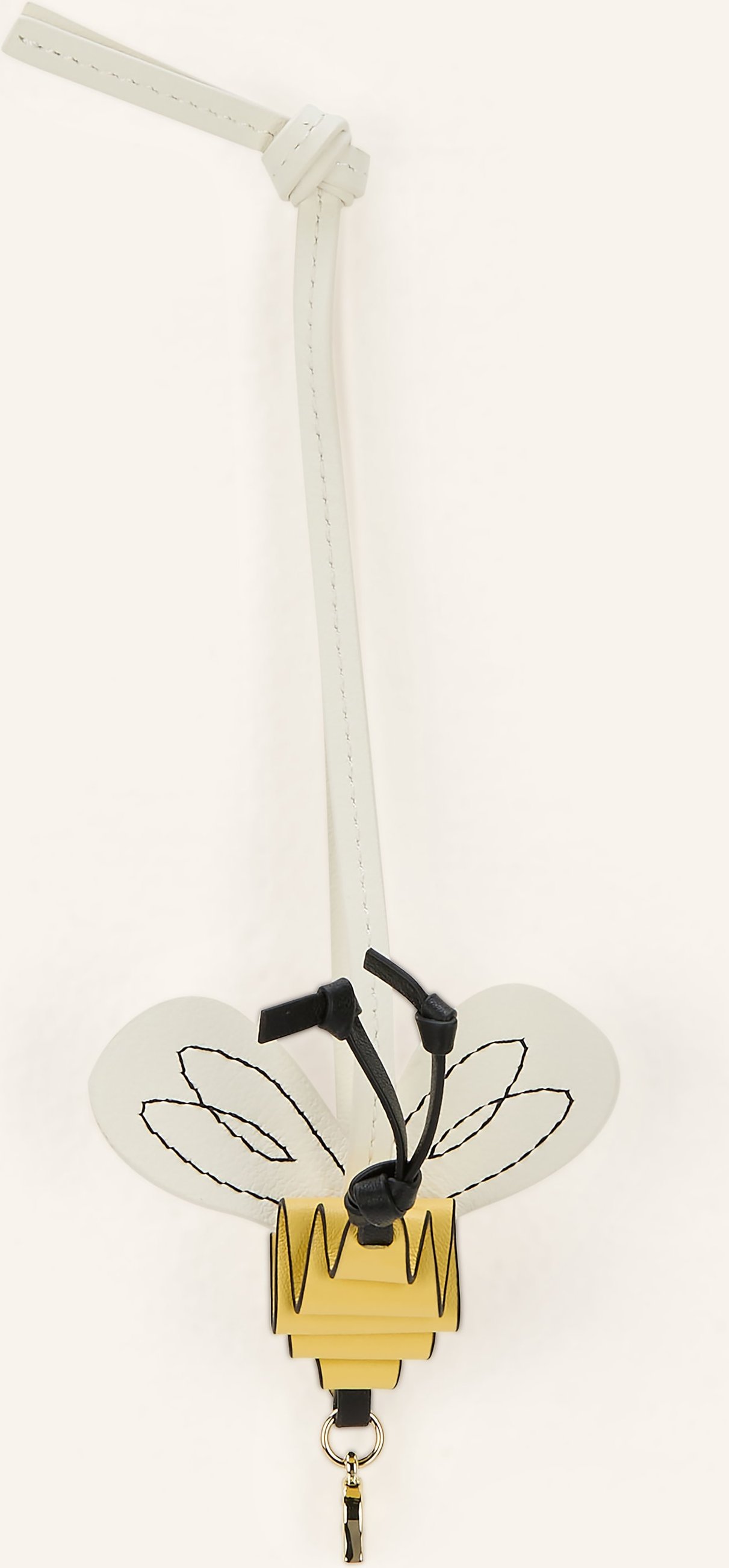 Aigner Taschenanhänger Bee weiss